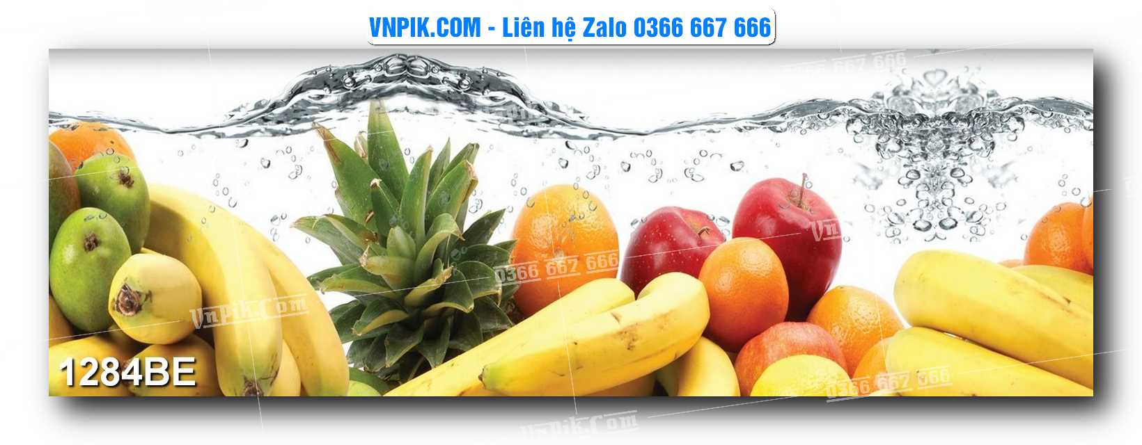 Tranh treo tường trang trí phòng bếp đẹp mã 1284BE