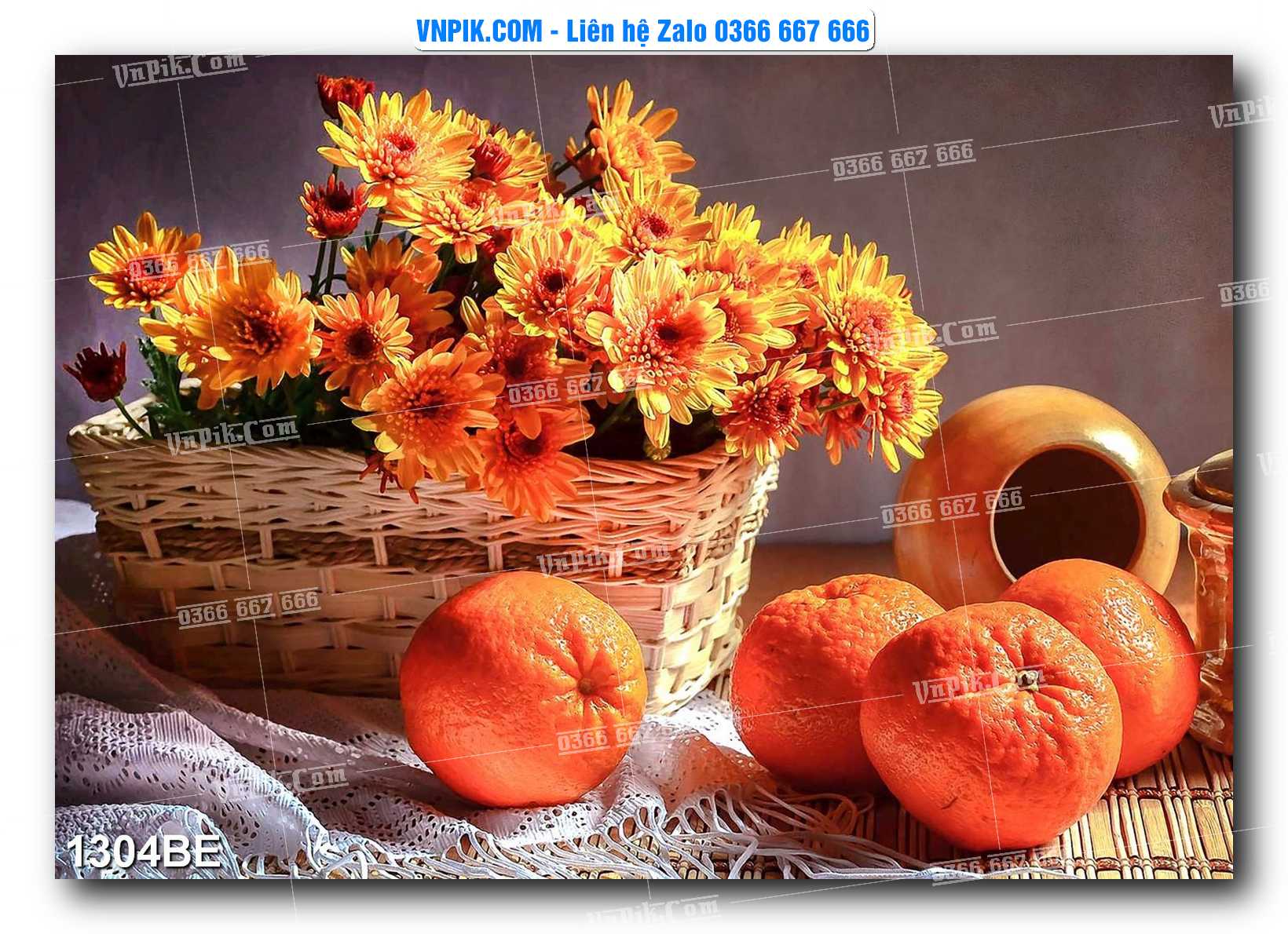 Tranh treo tường trang trí phòng bếp đẹp mã 1304BE