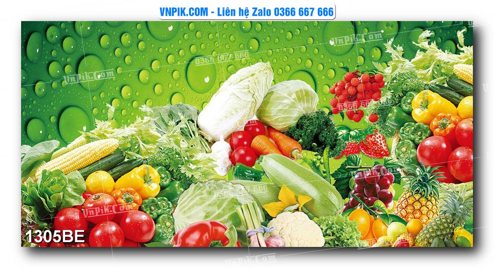Tranh treo tường trang trí phòng bếp đẹp mã 1305BE