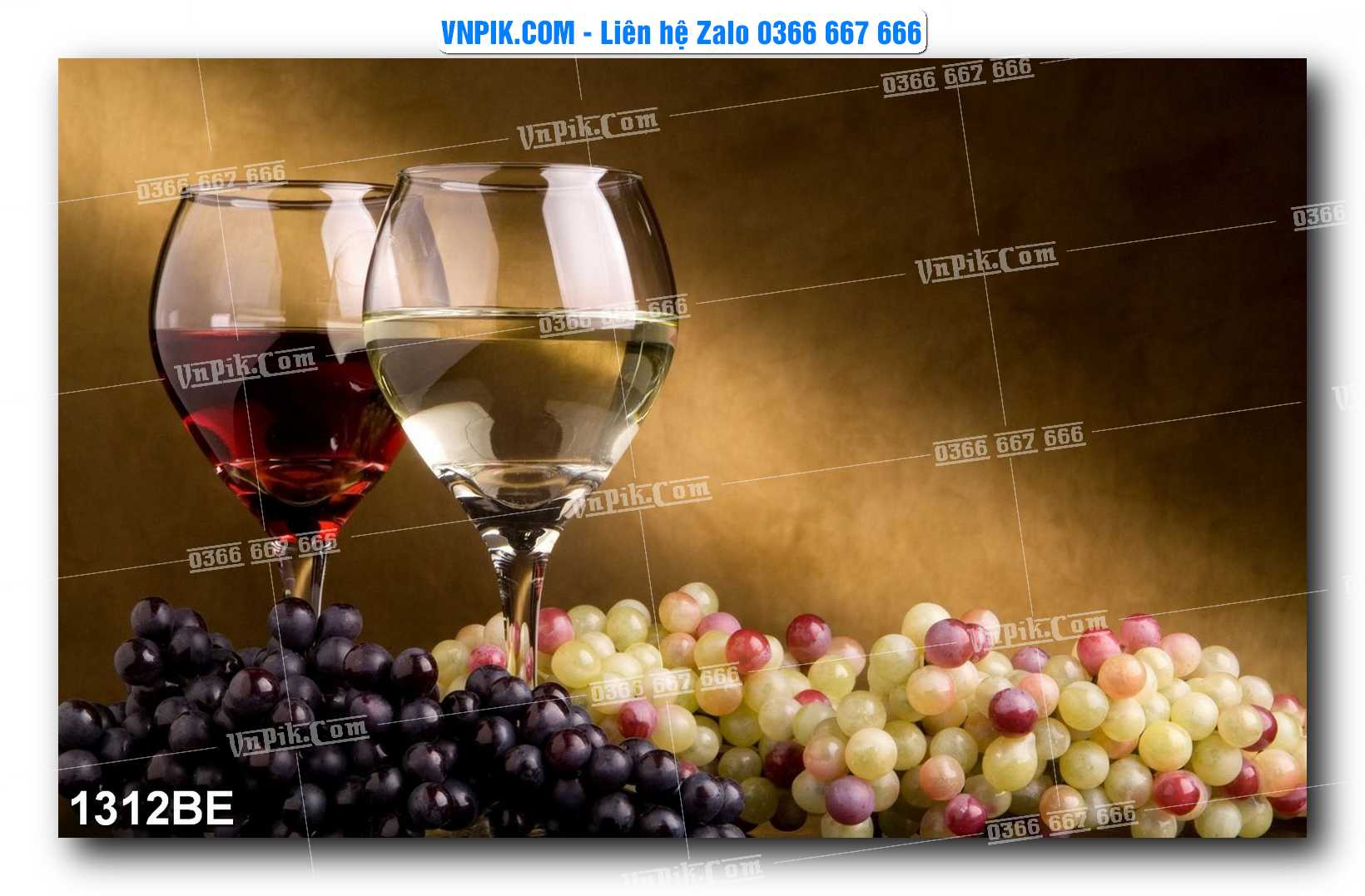 Tranh treo tường trang trí phòng bếp đẹp mã 1312BE