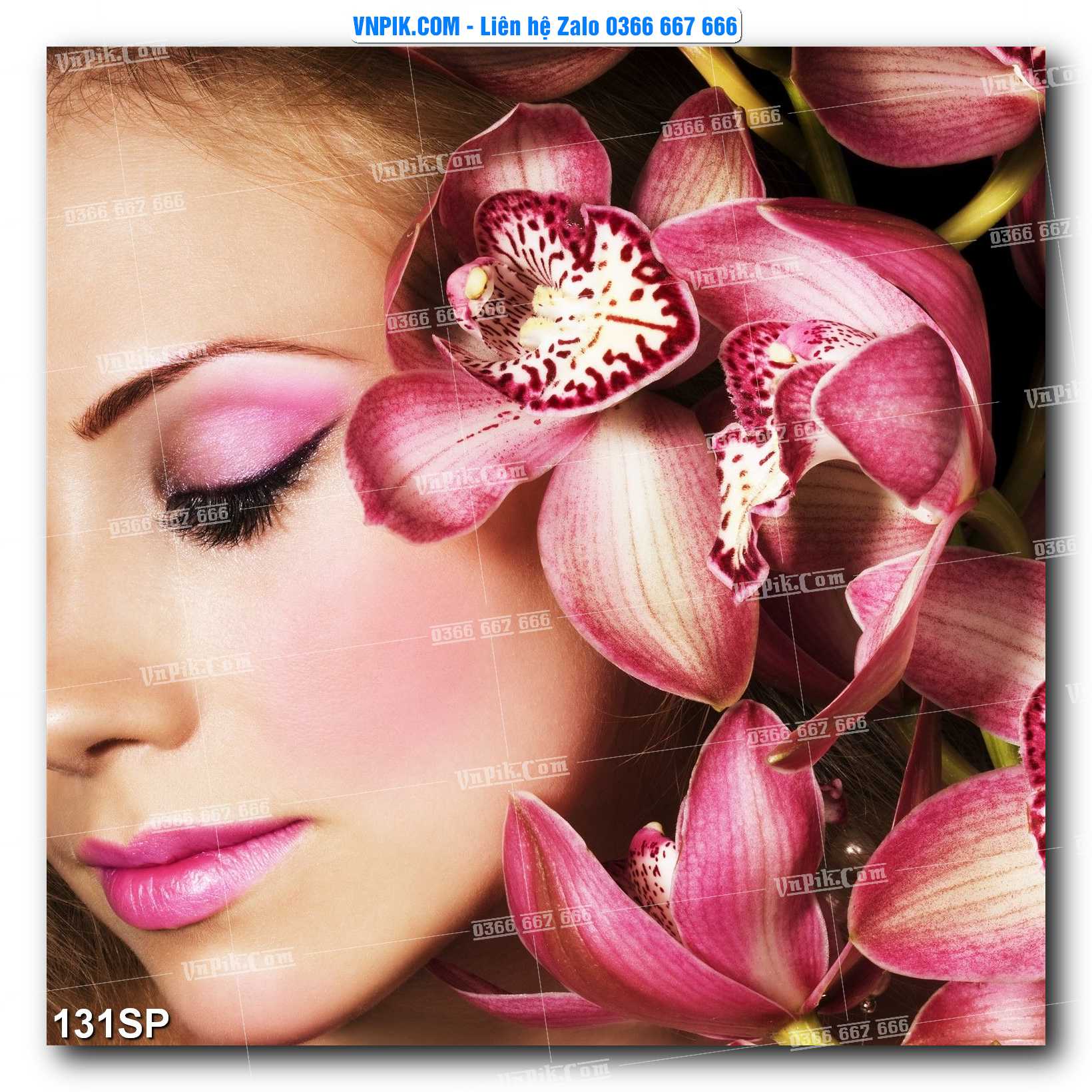 Mẫu tranh spa treo tường đẹp file vector – psd mẫu 131SP