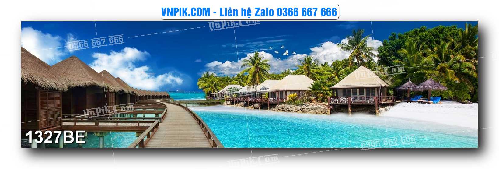 Tranh treo tường trang trí phòng bếp đẹp mã 1327BE