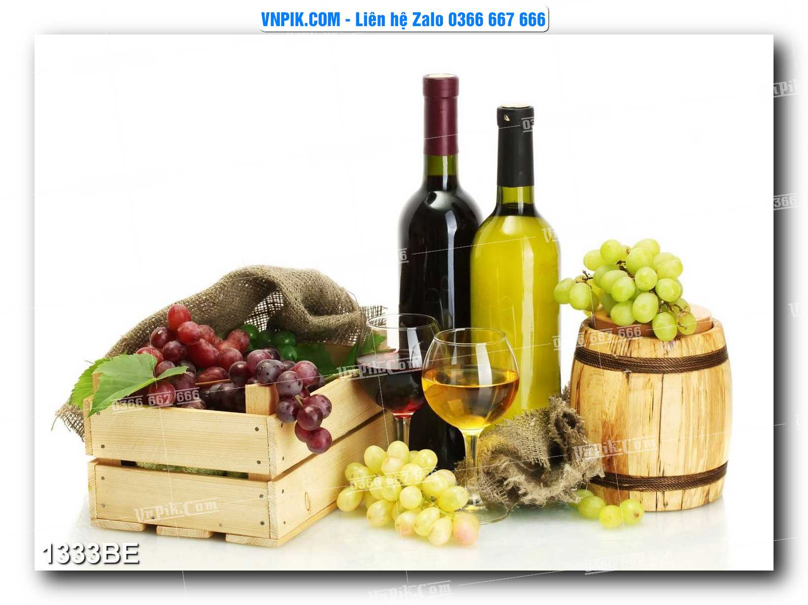 Tranh treo tường trang trí phòng bếp đẹp mã 1333BE