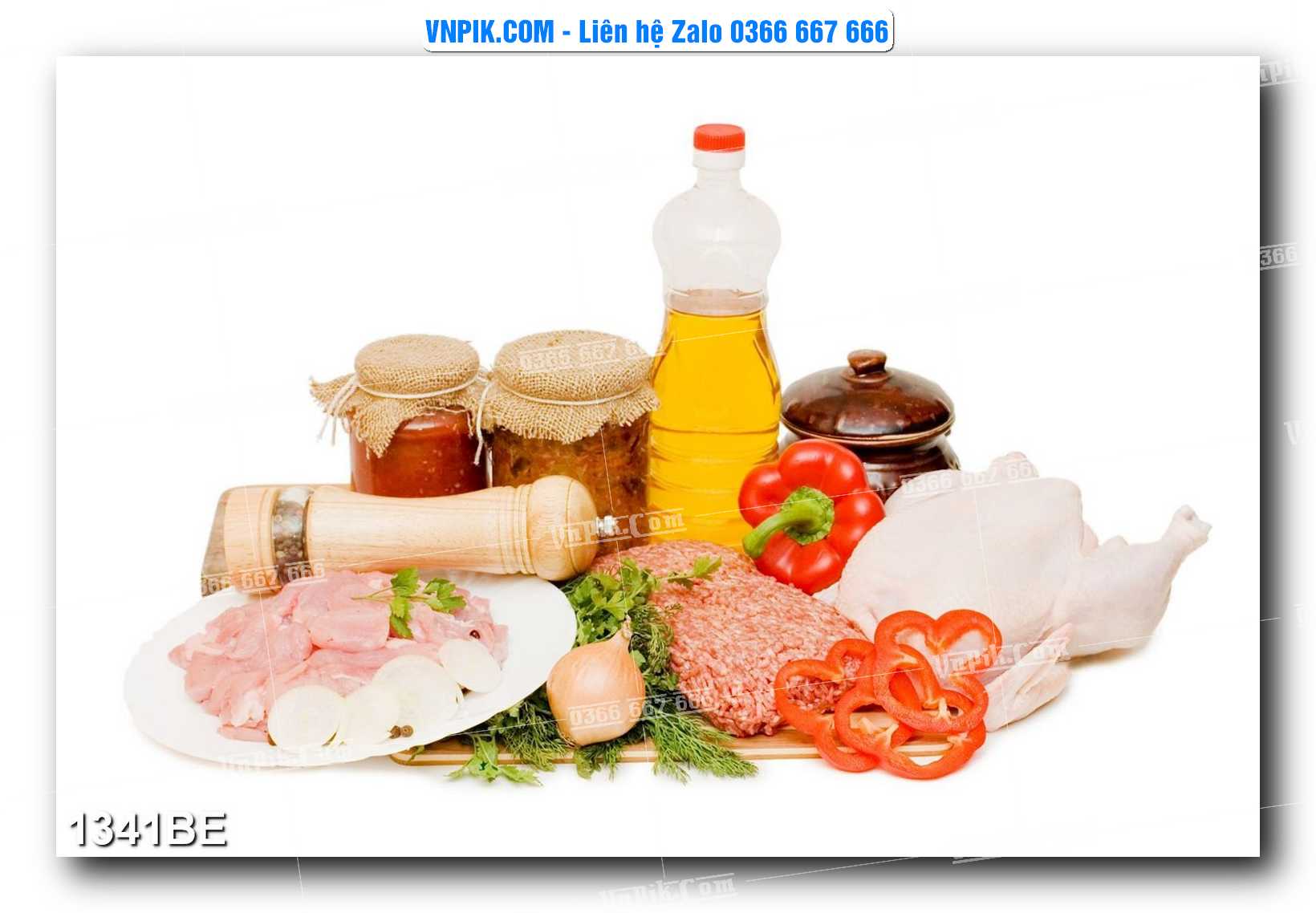 Tranh treo tường trang trí phòng bếp đẹp mã 1341BE