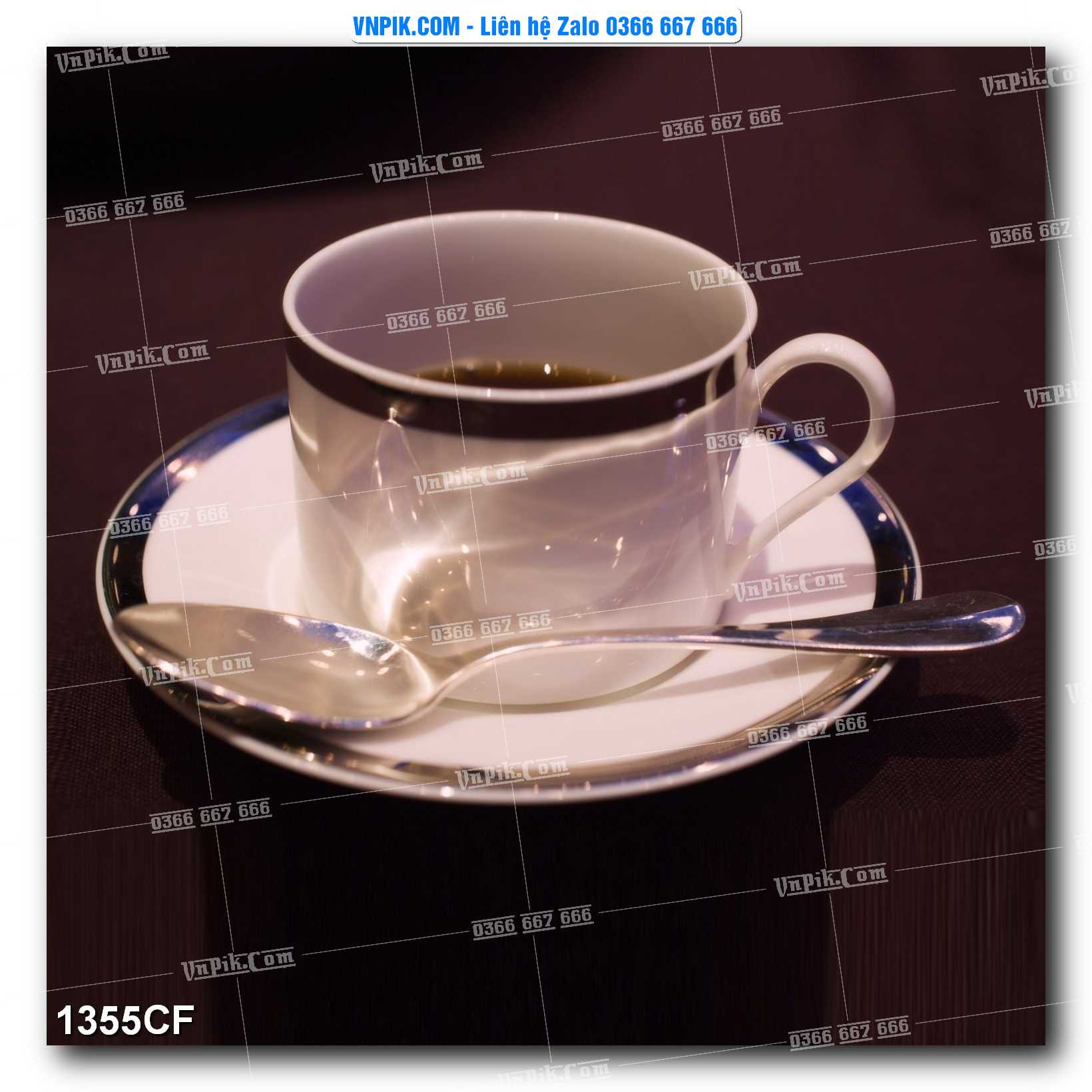 Tranh tường trang trí quán cà phê – trà chanh – trà sữa mã 1355CF