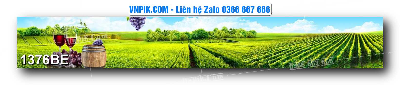 Tranh treo tường trang trí phòng bếp đẹp mã 1376BE