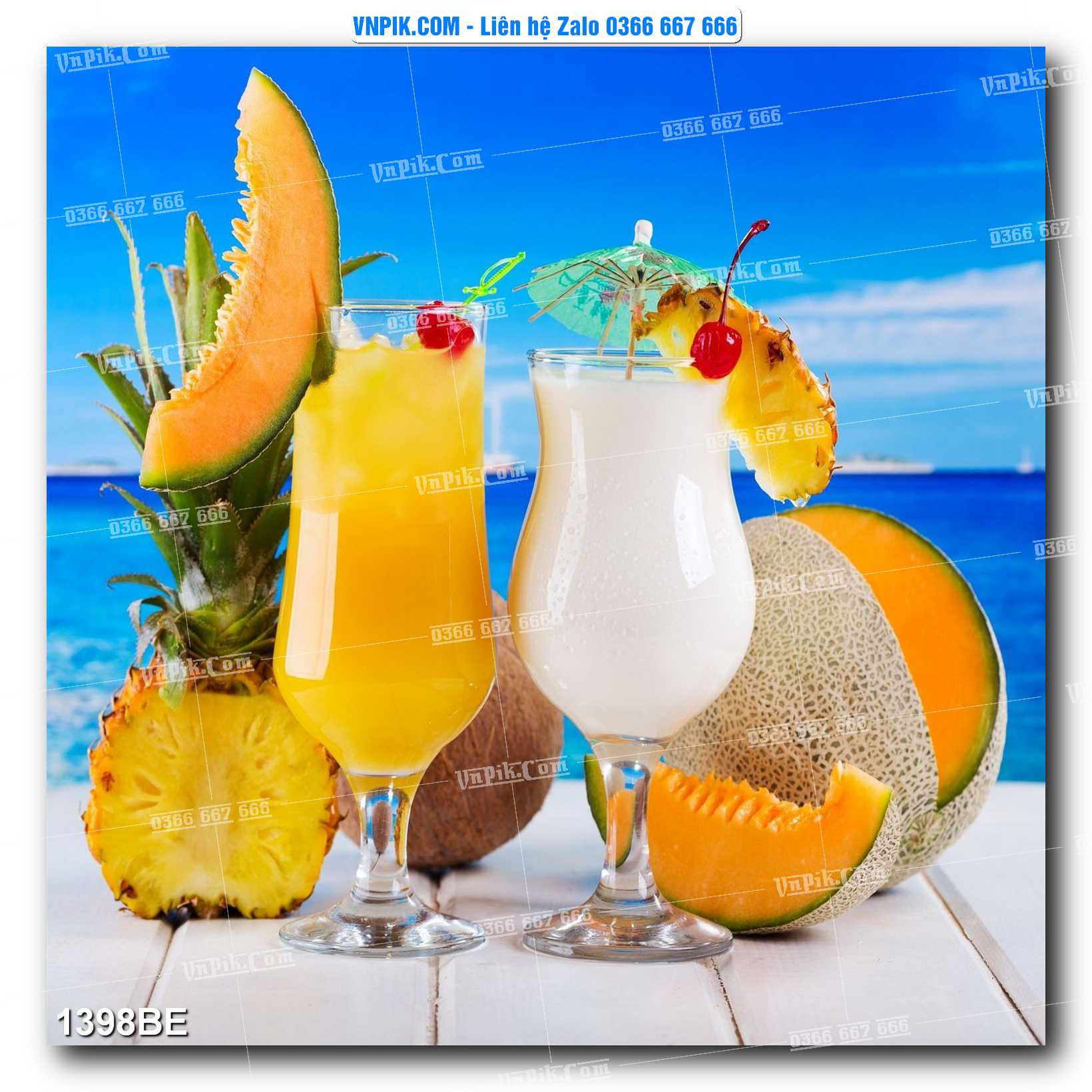 Tranh treo tường trang trí phòng bếp đẹp mã 1398BE