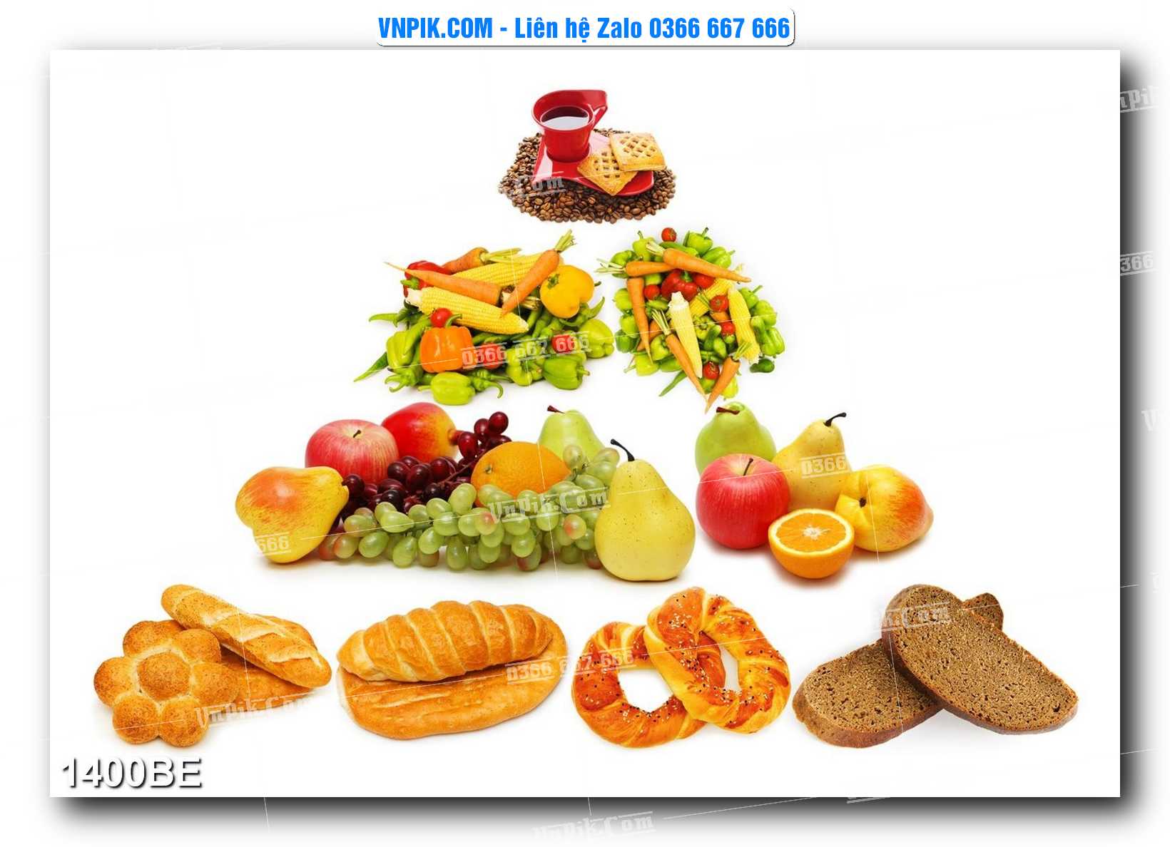 Tranh treo tường trang trí phòng bếp đẹp mã 1400BE