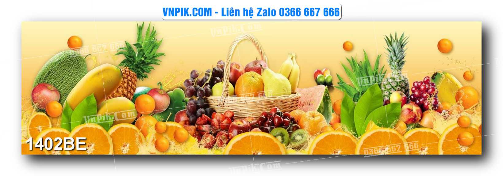 Tranh treo tường trang trí phòng bếp đẹp mã 1402BE