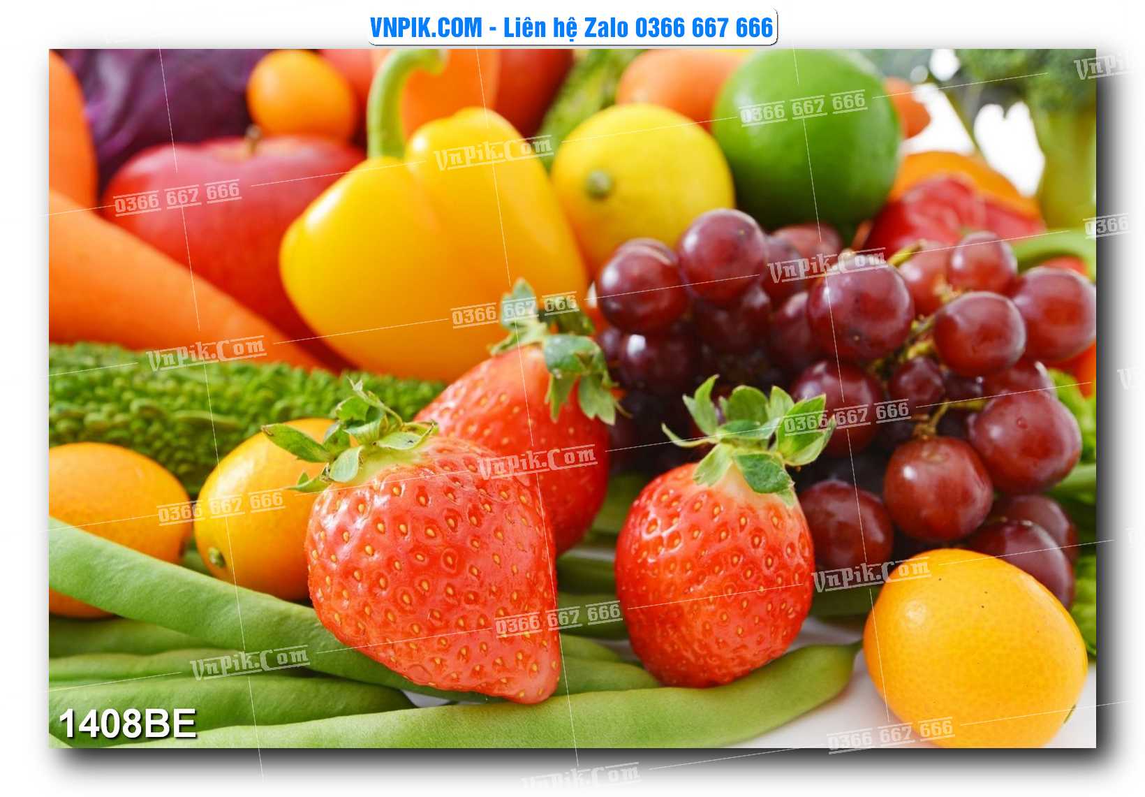 Tranh treo tường trang trí phòng bếp đẹp mã 1408BE