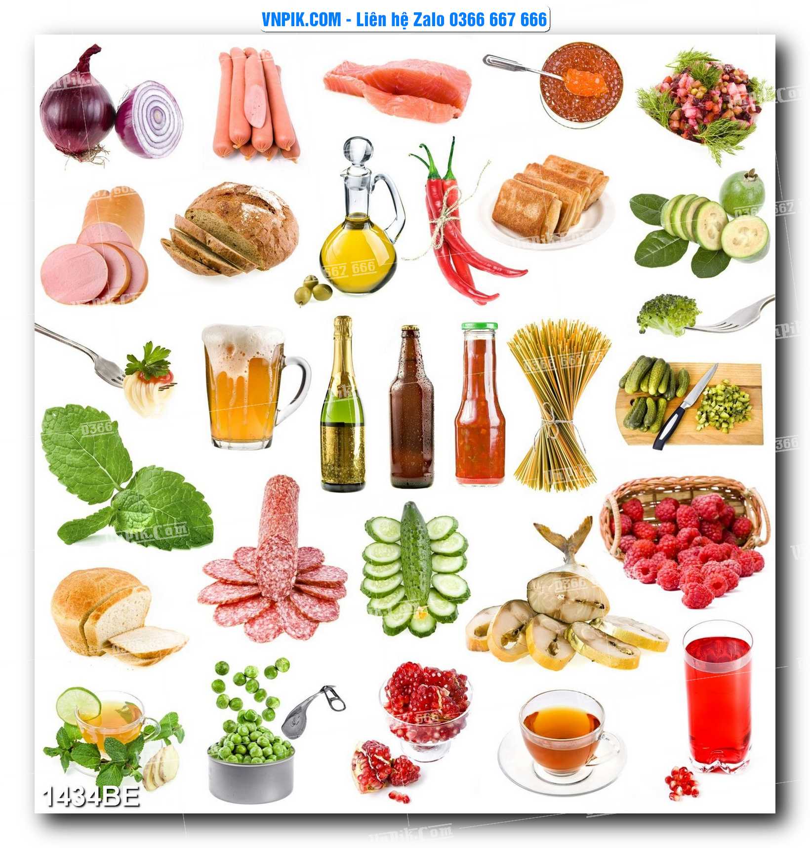 Tranh treo tường trang trí phòng bếp đẹp mã 1434BE