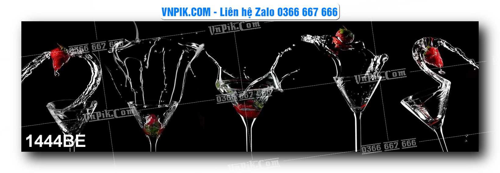 Tranh treo tường trang trí phòng bếp đẹp mã 1444BE