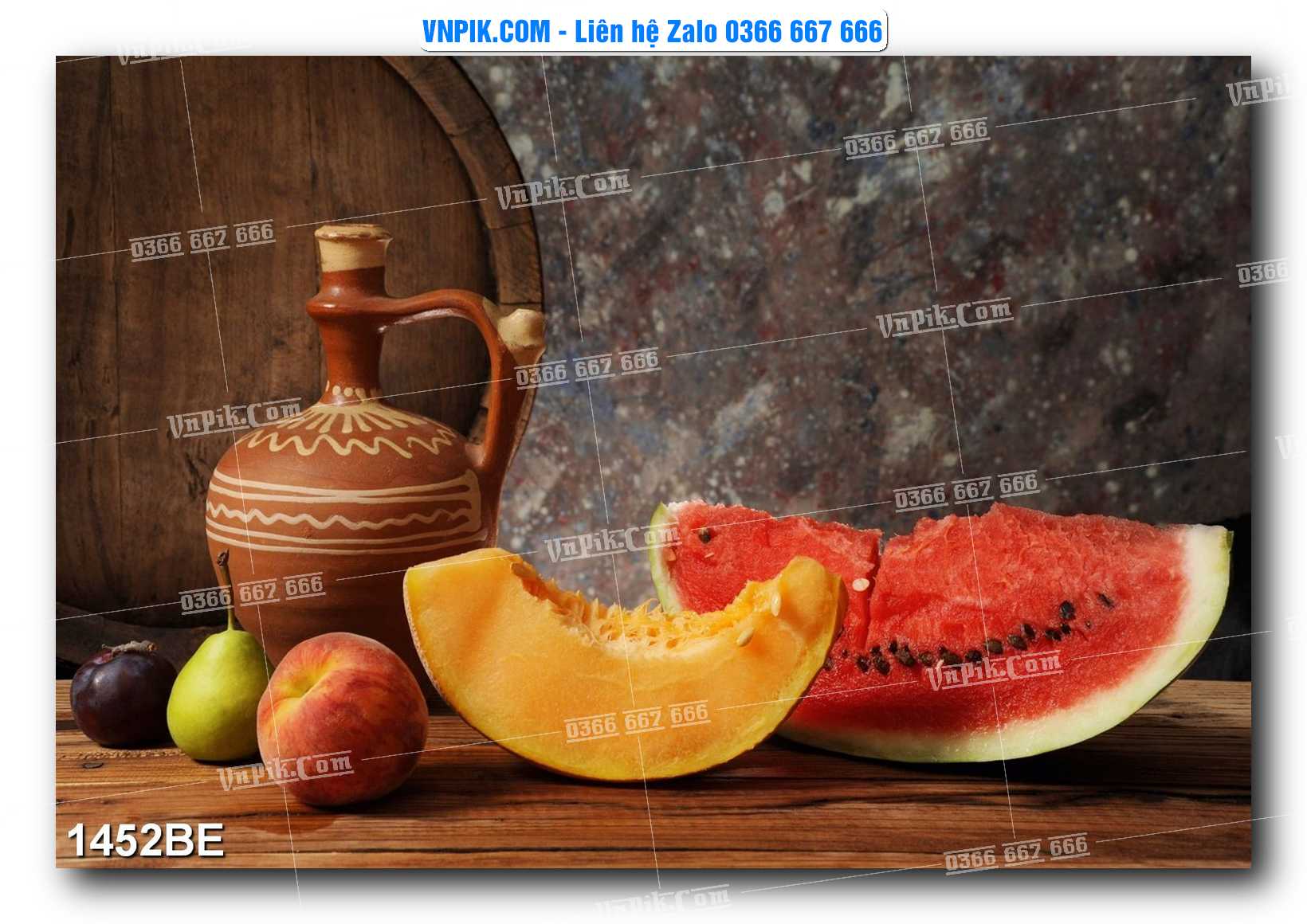 Tranh treo tường trang trí phòng bếp đẹp mã 1452BE