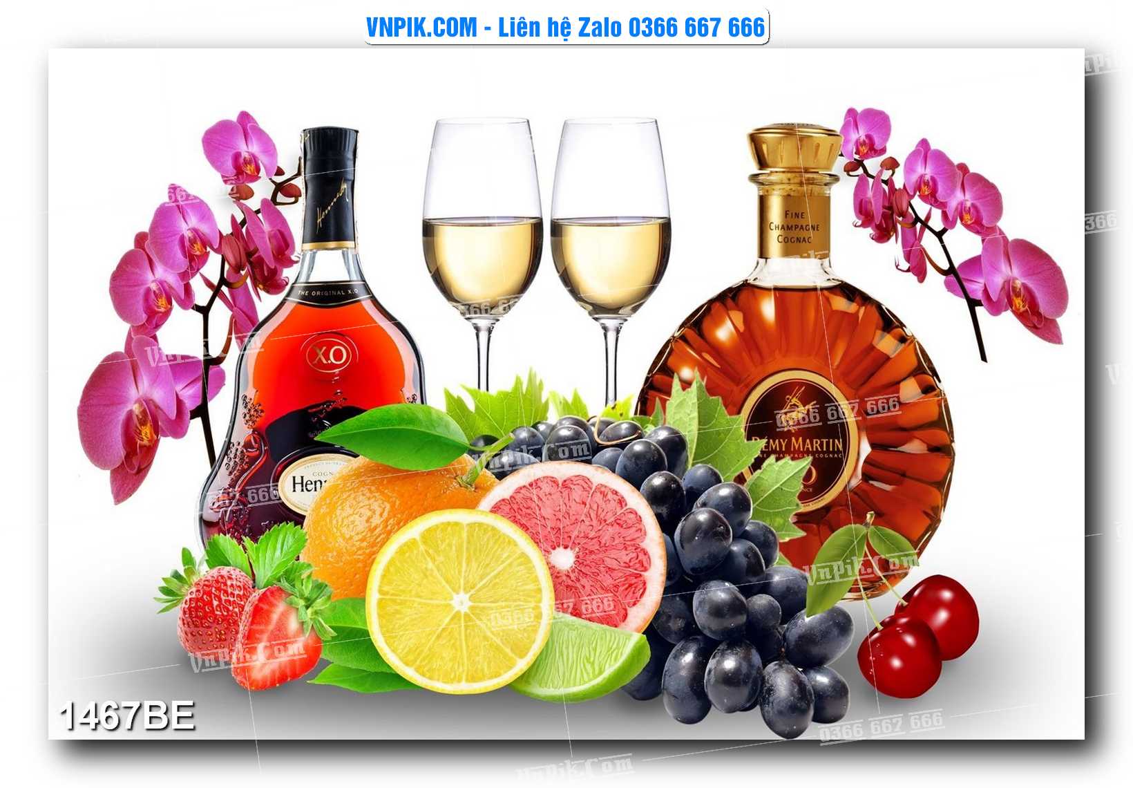Tranh treo tường trang trí phòng bếp đẹp mã 1467BE