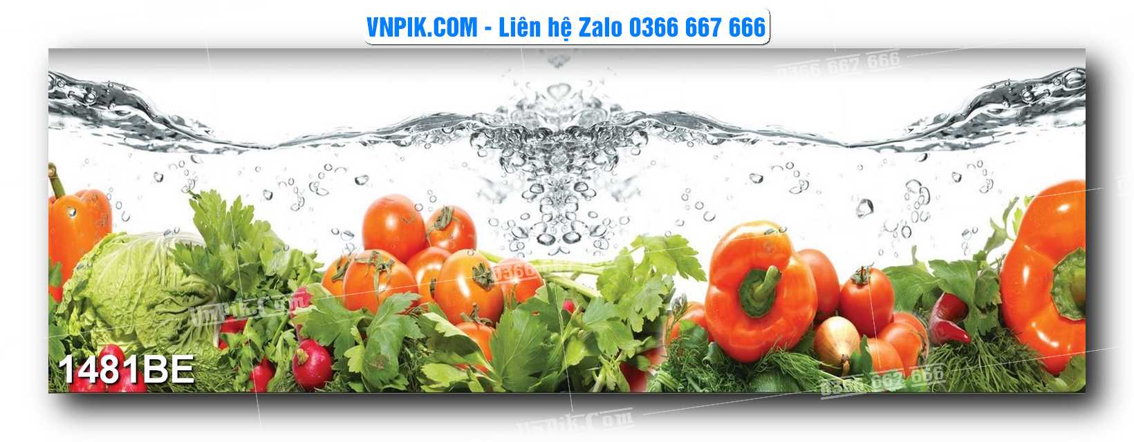 Tranh treo tường trang trí phòng bếp đẹp mã 1481BE