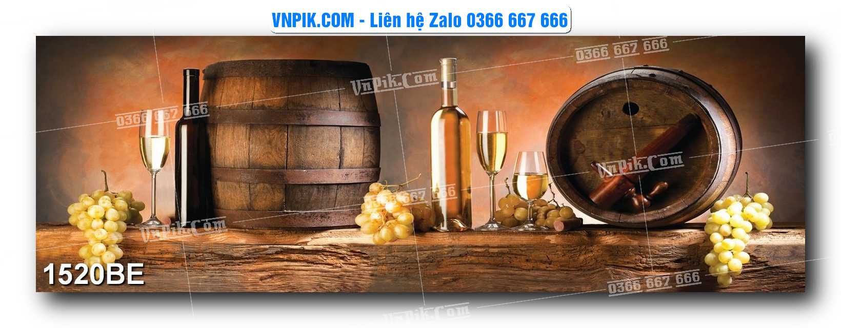 Tranh treo tường trang trí phòng bếp đẹp mã 1520BE