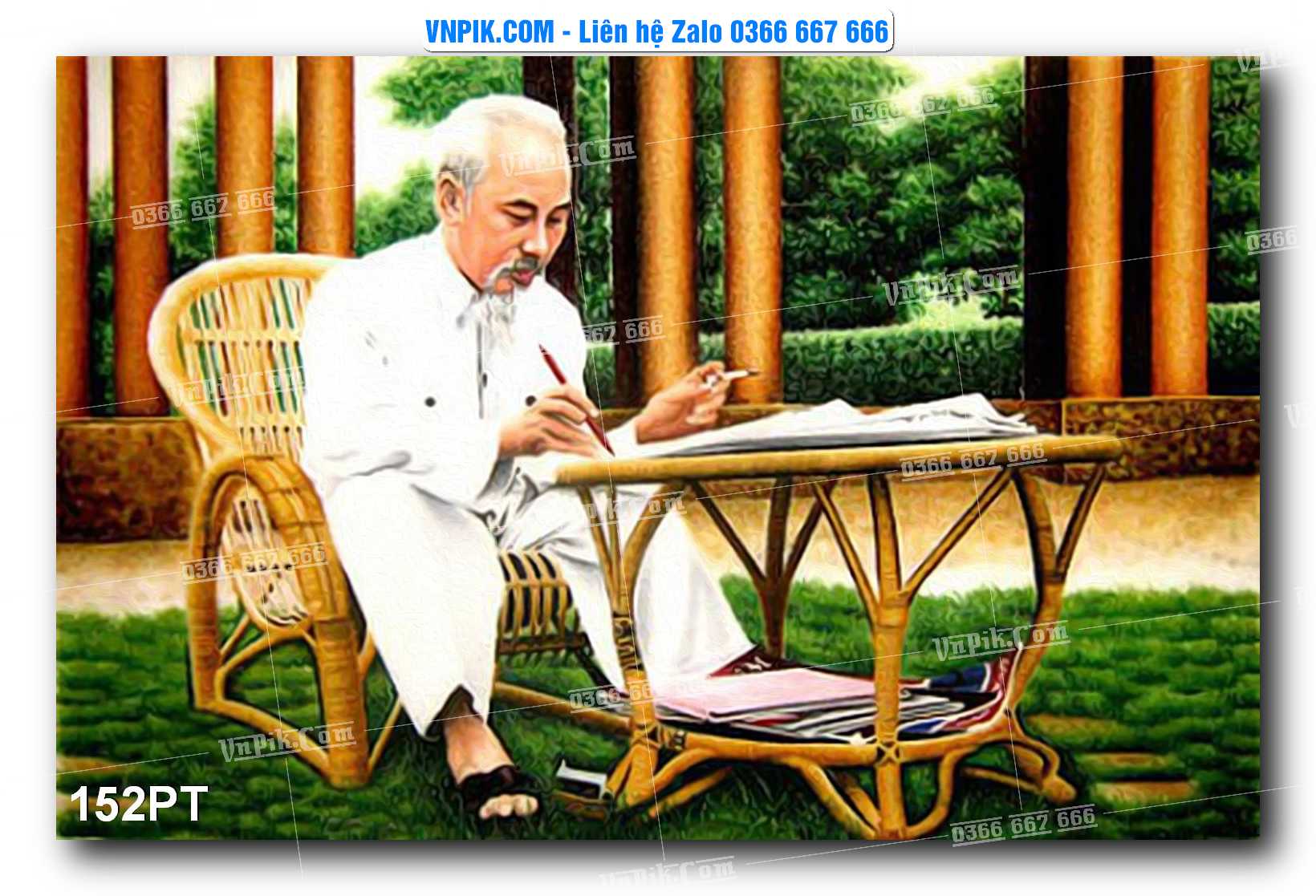 Tranh dán phòng thờ, bàn thờ, tranh mâm ngũ quả mẫu số 152PT