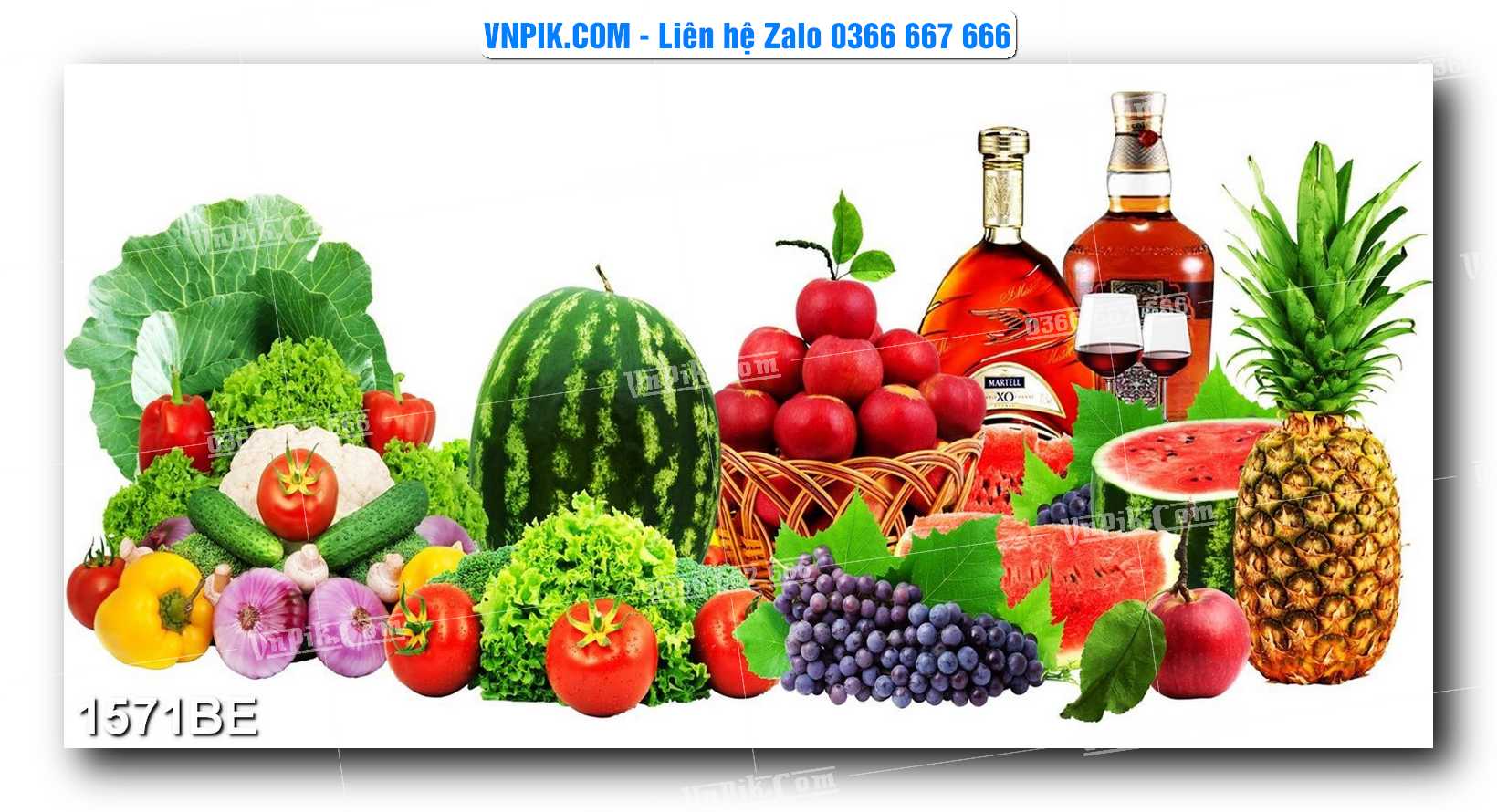 Tranh treo tường trang trí phòng bếp đẹp mã 1571BE