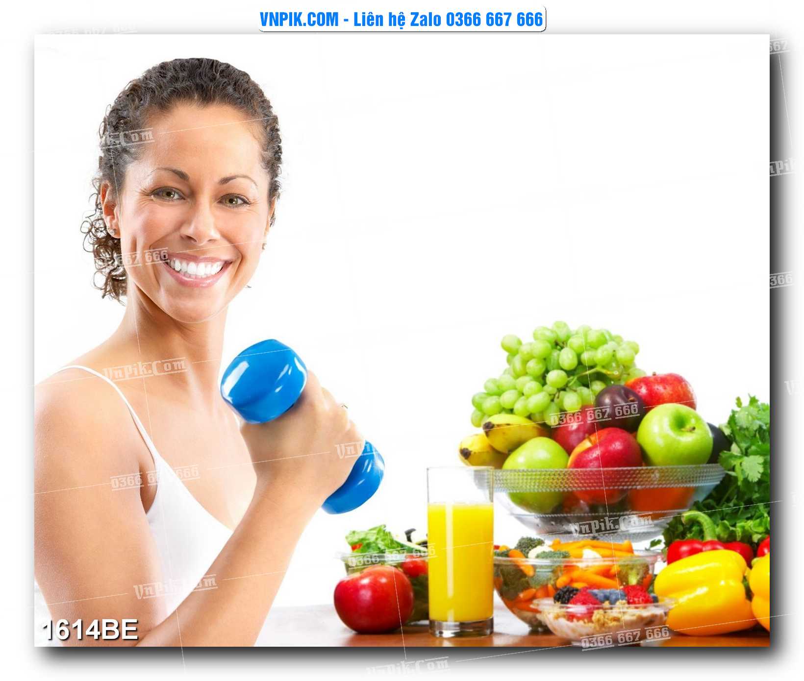 Tranh treo tường trang trí phòng bếp đẹp mã 1614BE