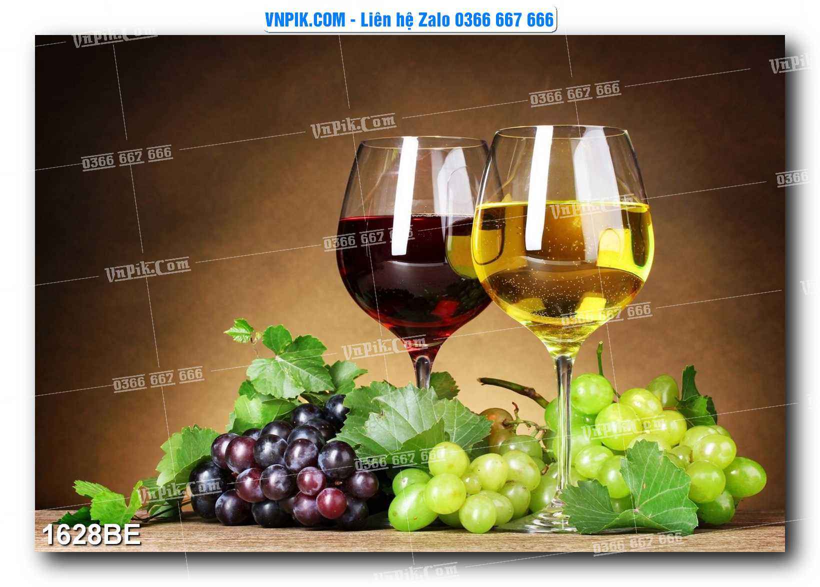 Tranh treo tường trang trí phòng bếp đẹp mã 1628BE