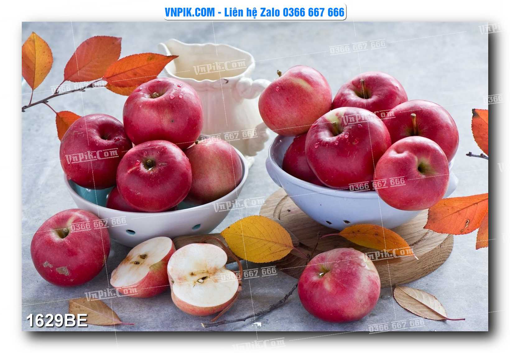 Tranh treo tường trang trí phòng bếp đẹp mã 1629BE