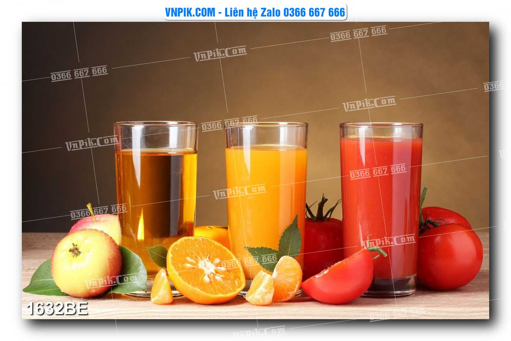 Tranh treo tường trang trí phòng bếp đẹp mã 1632BE