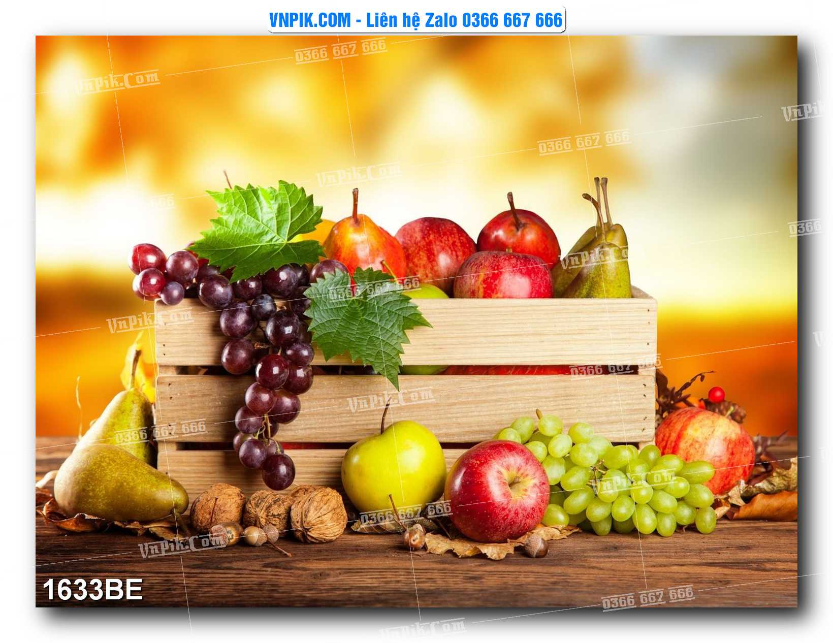 Tranh treo tường trang trí phòng bếp đẹp mã 1633BE