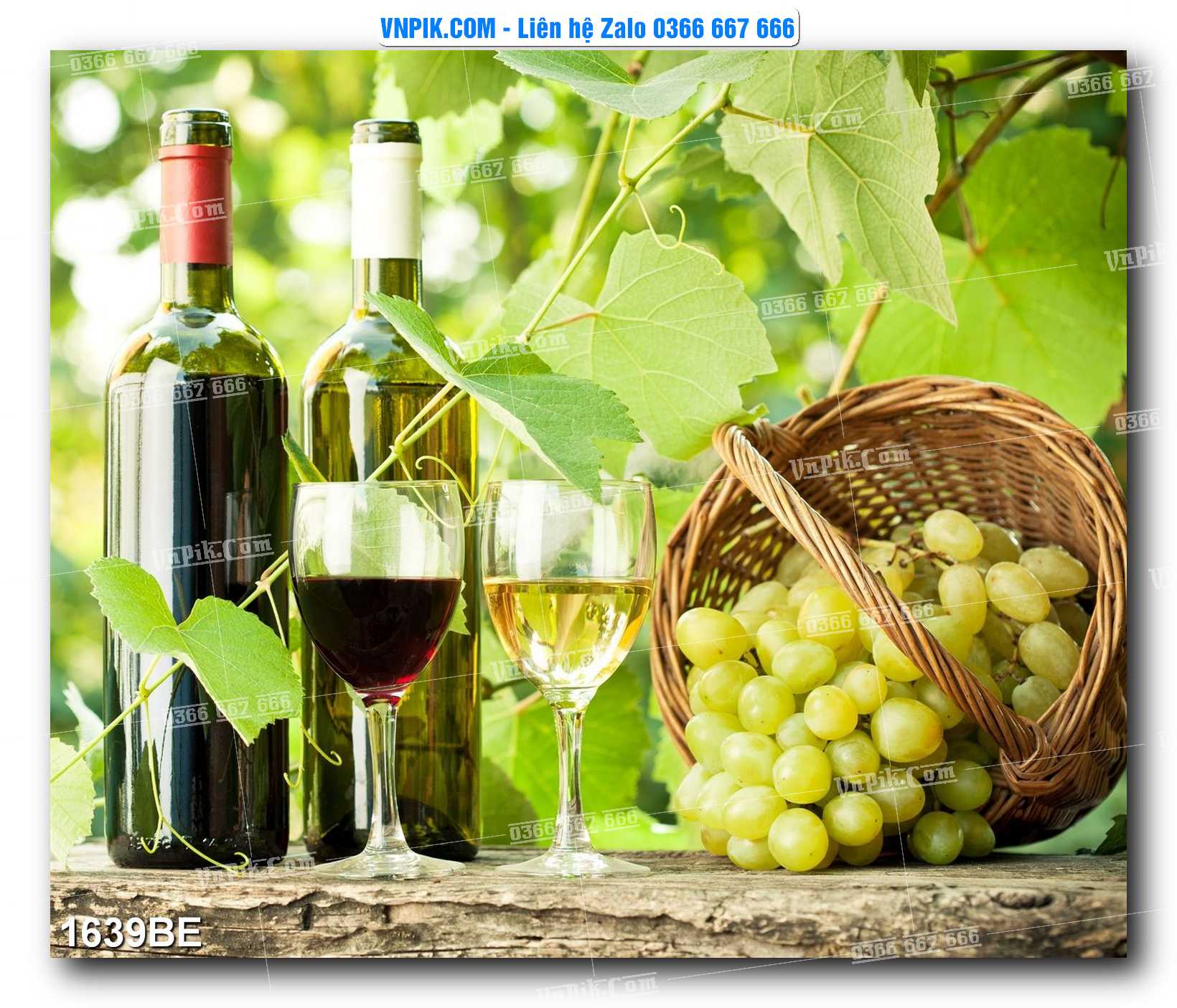Tranh treo tường trang trí phòng bếp đẹp mã 1639BE