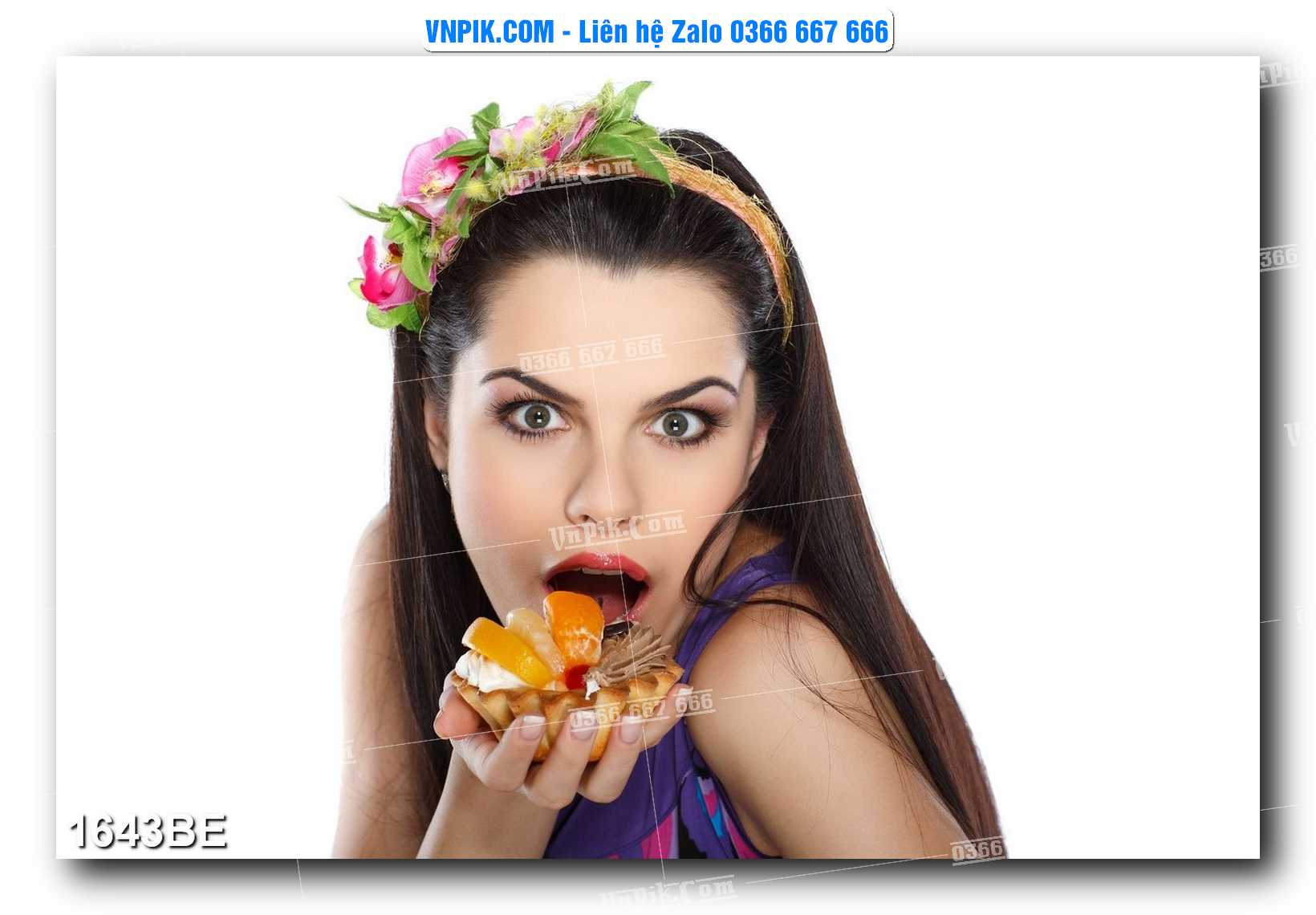 Tranh treo tường trang trí phòng bếp đẹp mã 1643BE