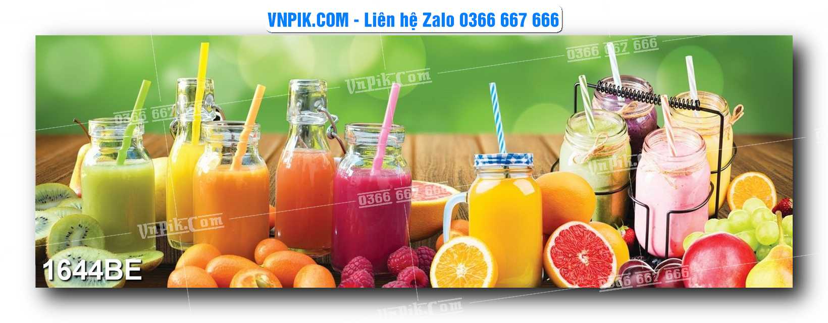 Tranh treo tường trang trí phòng bếp đẹp mã 1644BE