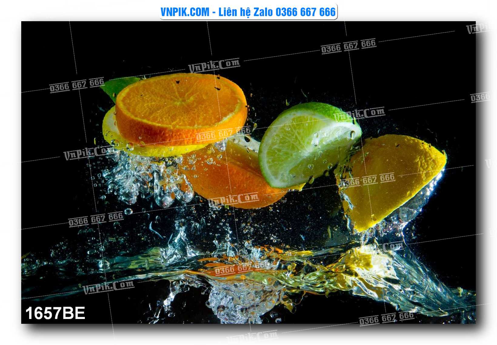 Tranh treo tường trang trí phòng bếp đẹp mã 1657BE