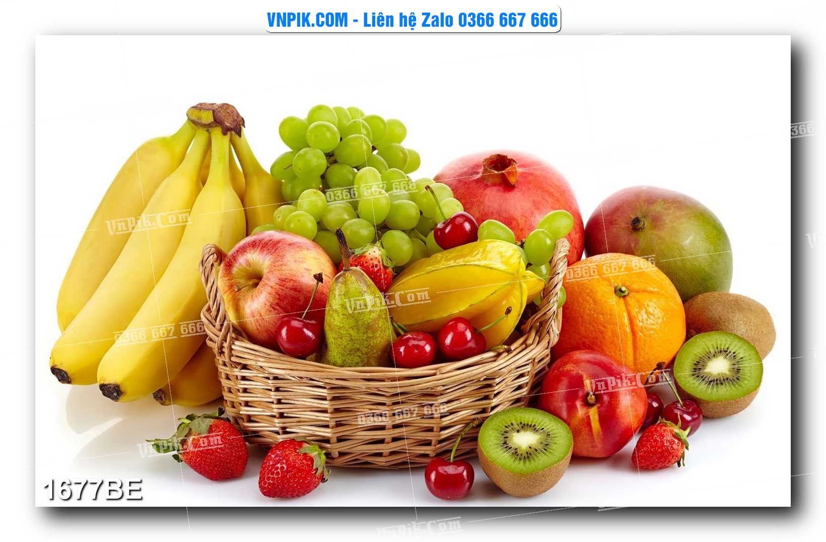Tranh treo tường trang trí phòng bếp đẹp mã 1677BE