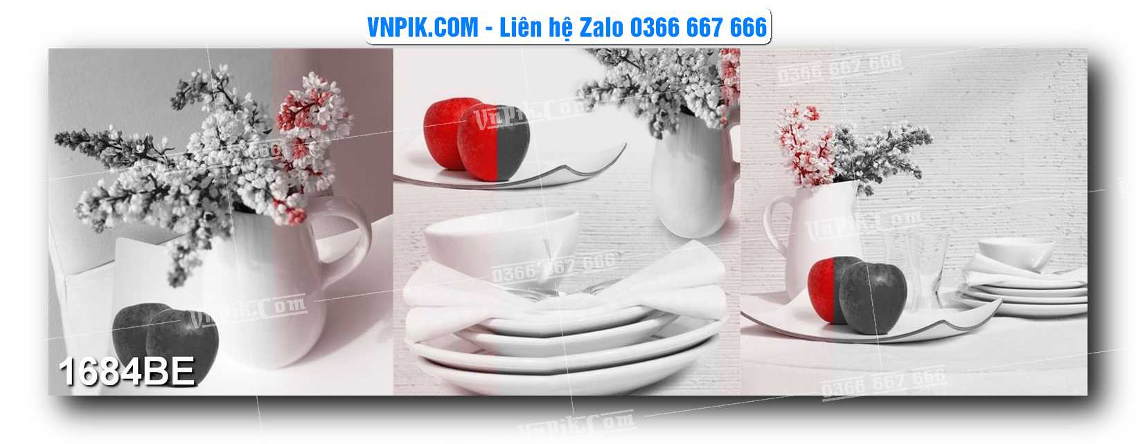 Tranh treo tường trang trí phòng bếp đẹp mã 1684BE