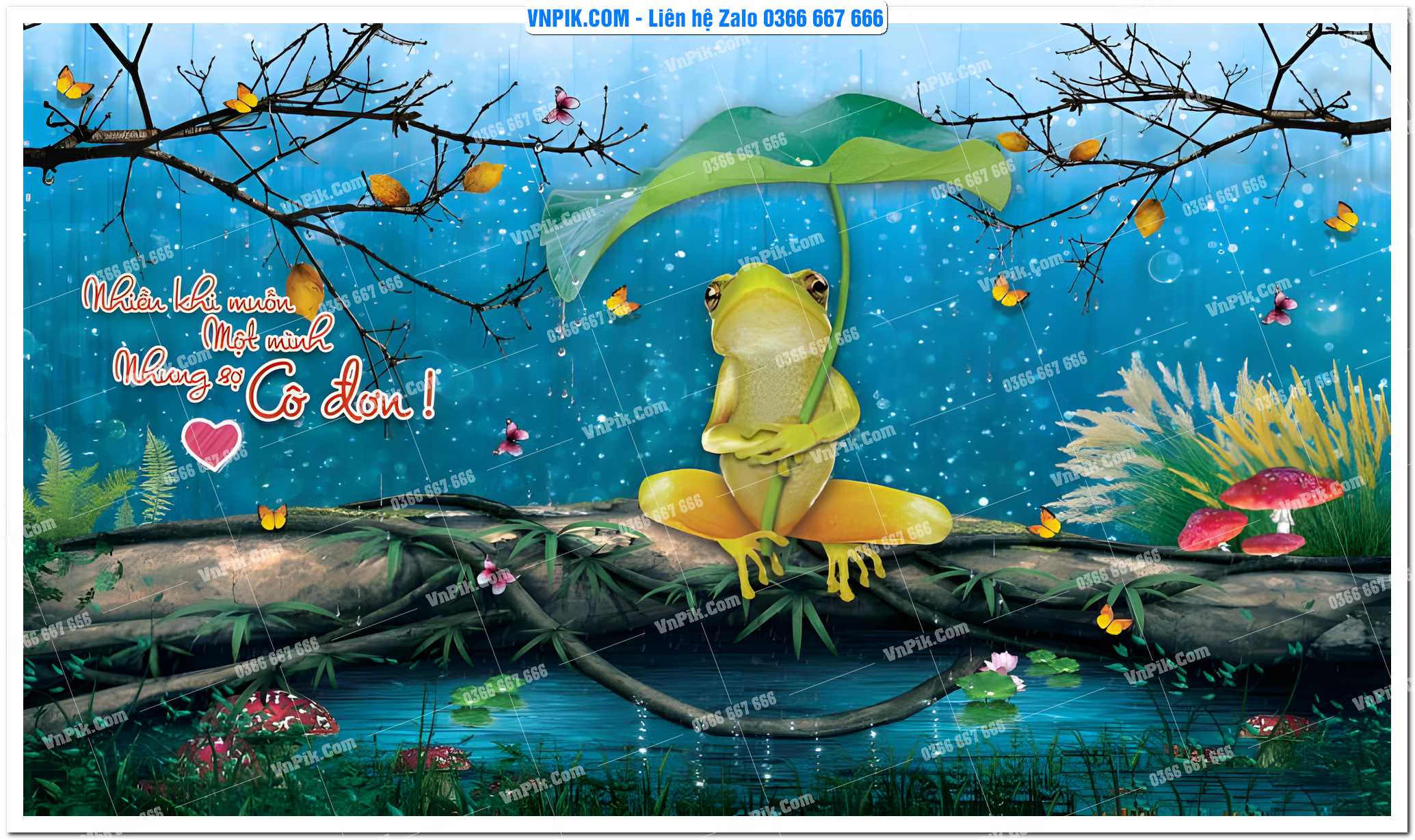 Tranh tường trang trí quán cà phê – trà chanh – trà sữa mã 1708CF