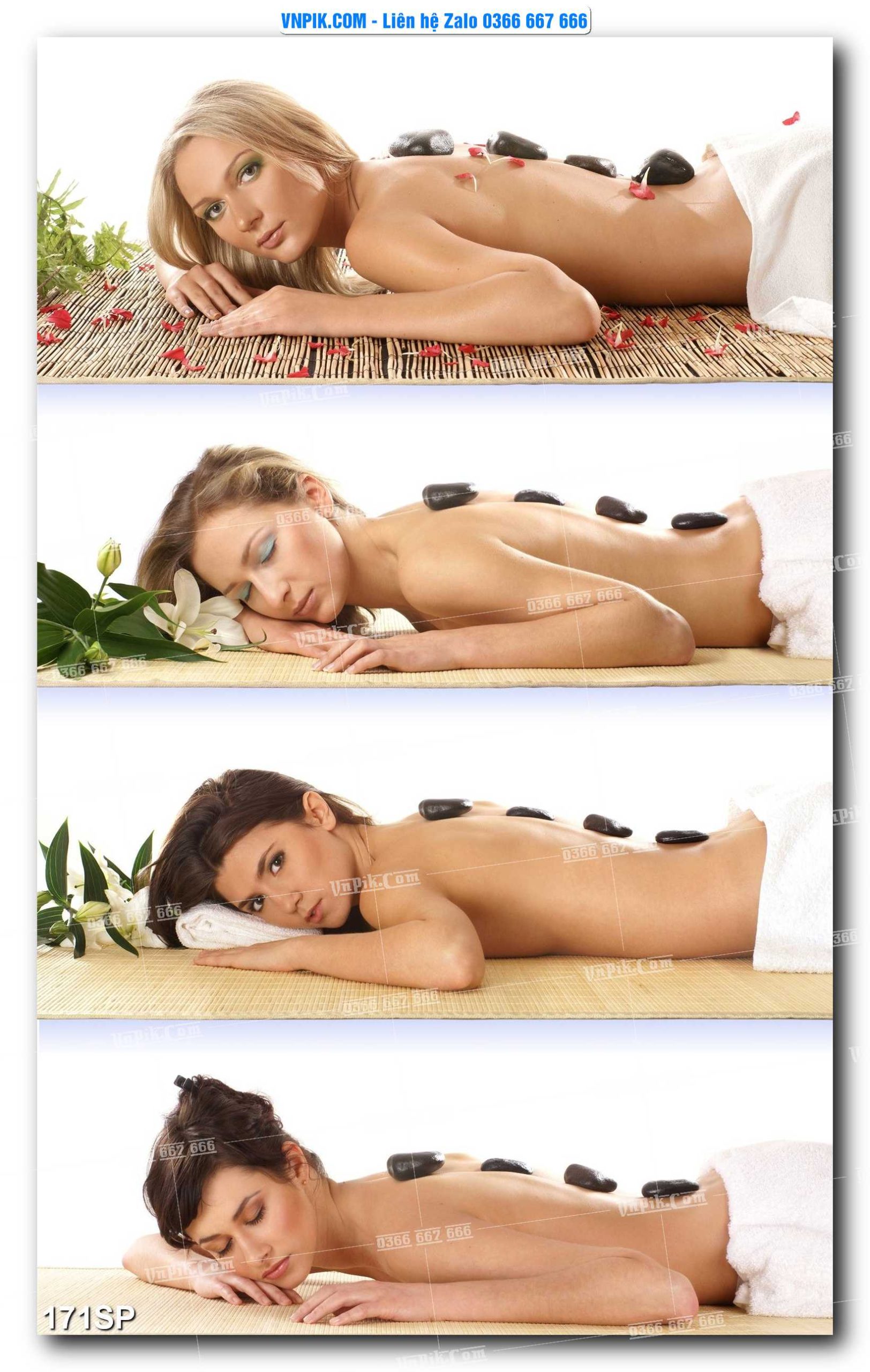 Mẫu tranh spa treo tường đẹp file vector – psd mẫu 171SP