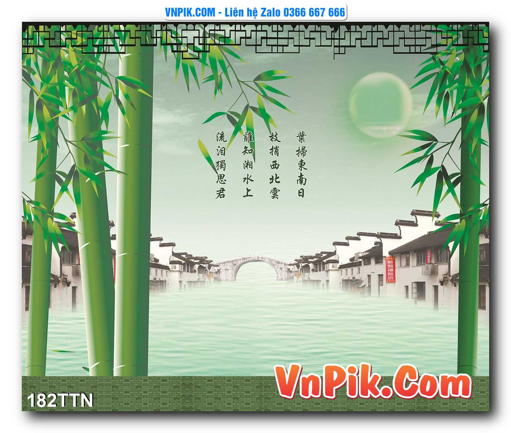 Tranh thác nước – Tranh phong thủy – Tranh treo tường mã 182TTN