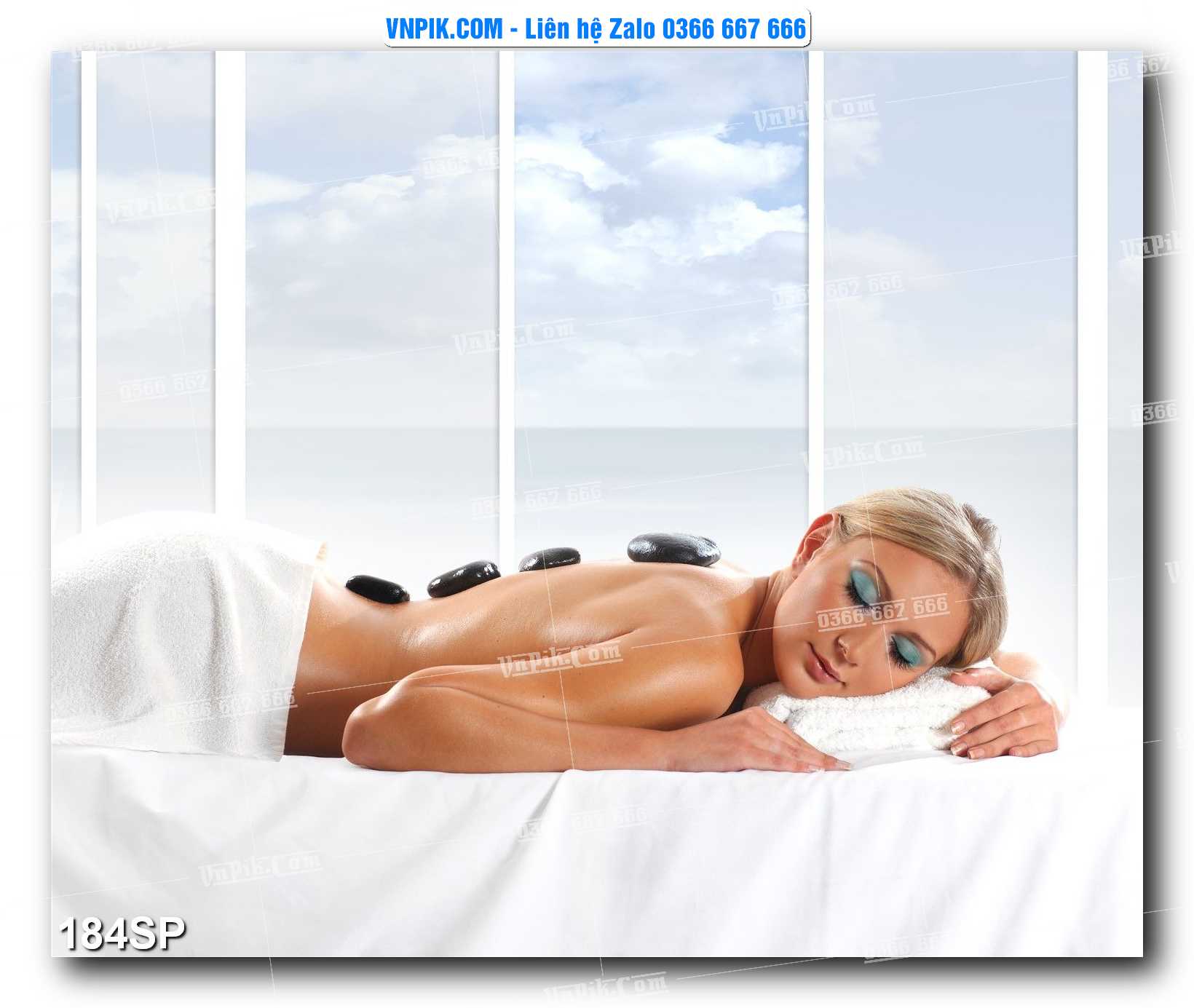 Mẫu tranh spa treo tường đẹp file vector – psd mẫu 184SP