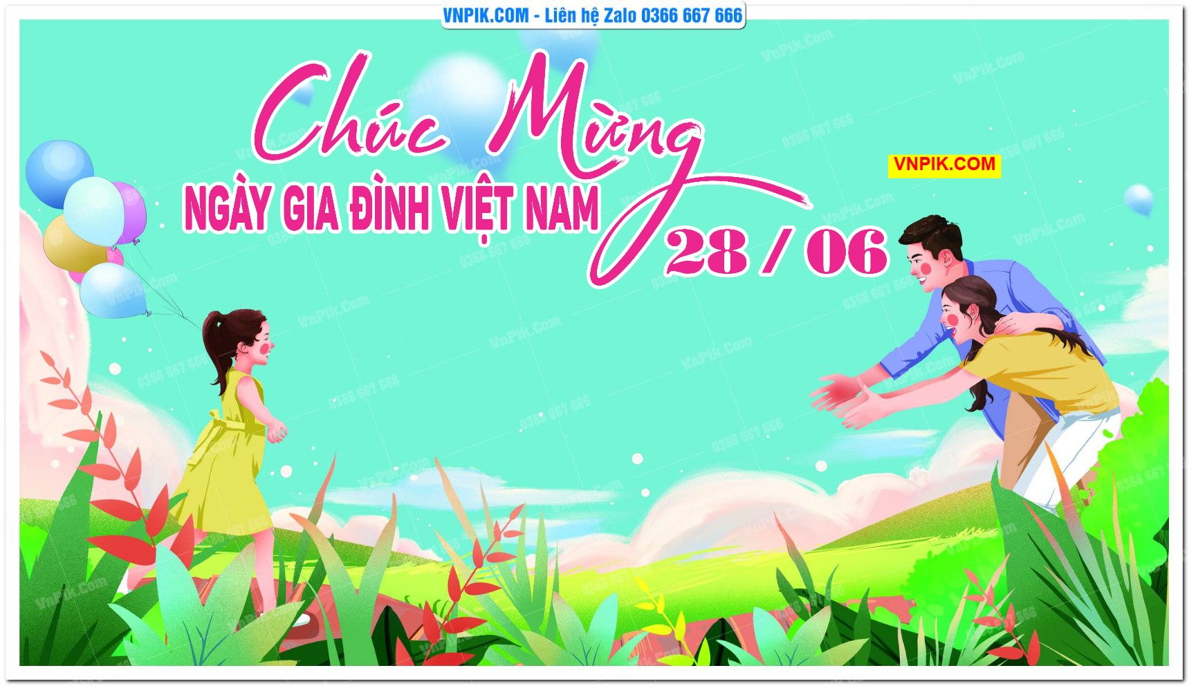 Phông nền kỷ niệm ngày gia đình Việt Nam 28/6 mã 1996599