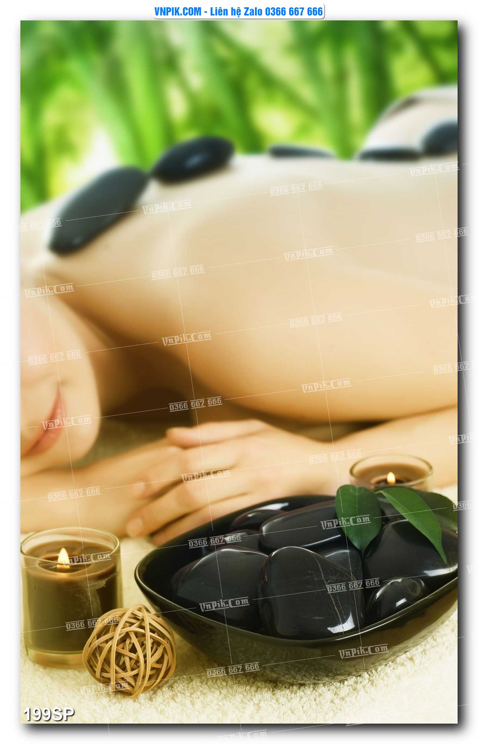 Mẫu tranh spa treo tường đẹp file vector – psd mẫu 199SP