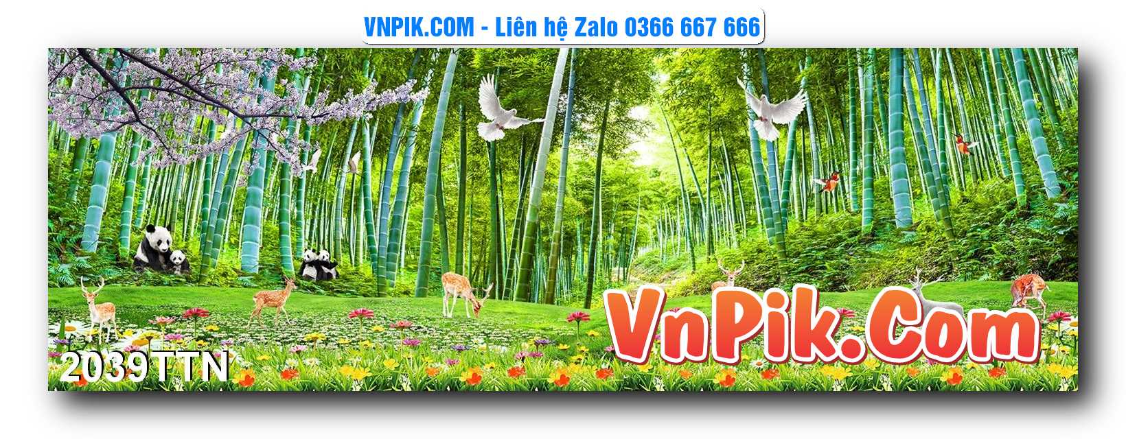 Tranh thác nước – Tranh phong thủy – Tranh treo tường mã 2039TTN