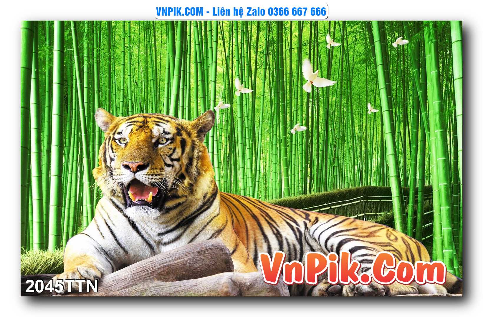 Tranh thác nước – Tranh phong thủy – Tranh treo tường mã 2045TTN