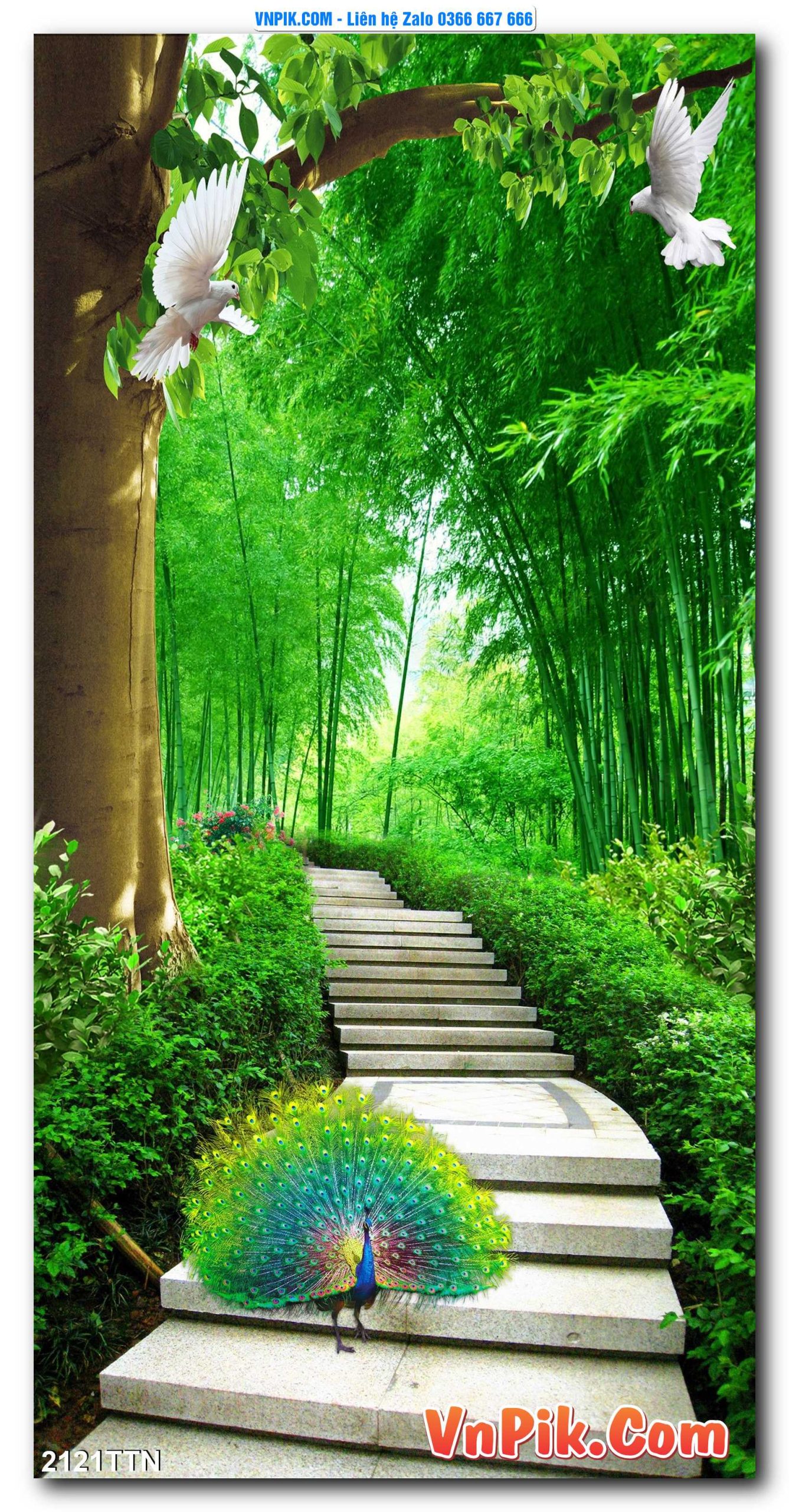 Tranh thác nước – Tranh phong thủy – Tranh treo tường mã 2121TTN