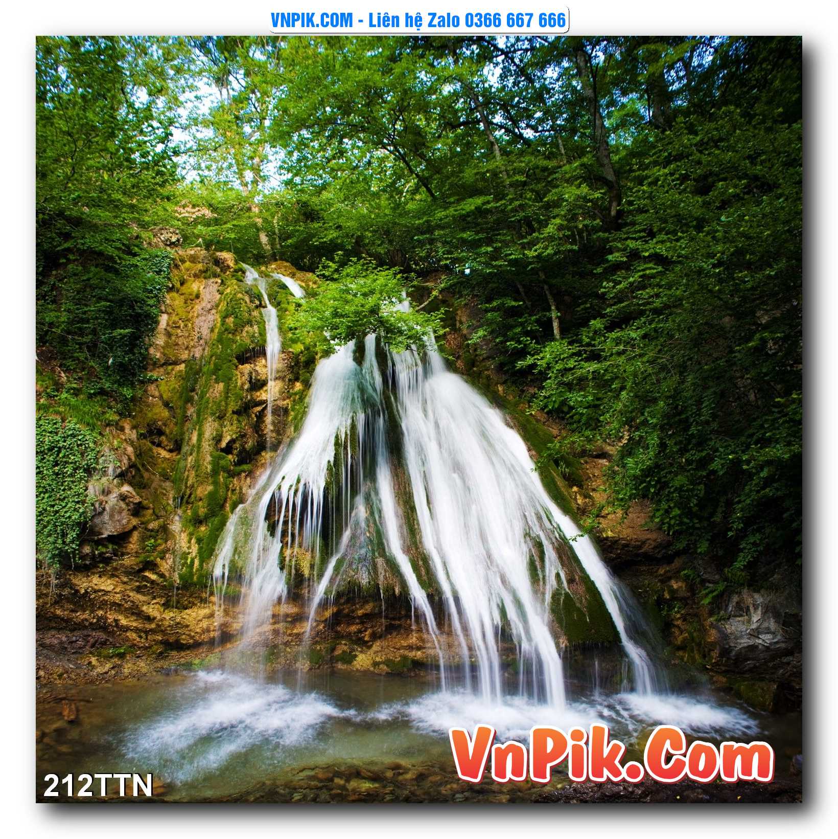 Tranh thác nước – Tranh phong thủy – Tranh treo tường mã 212TTN