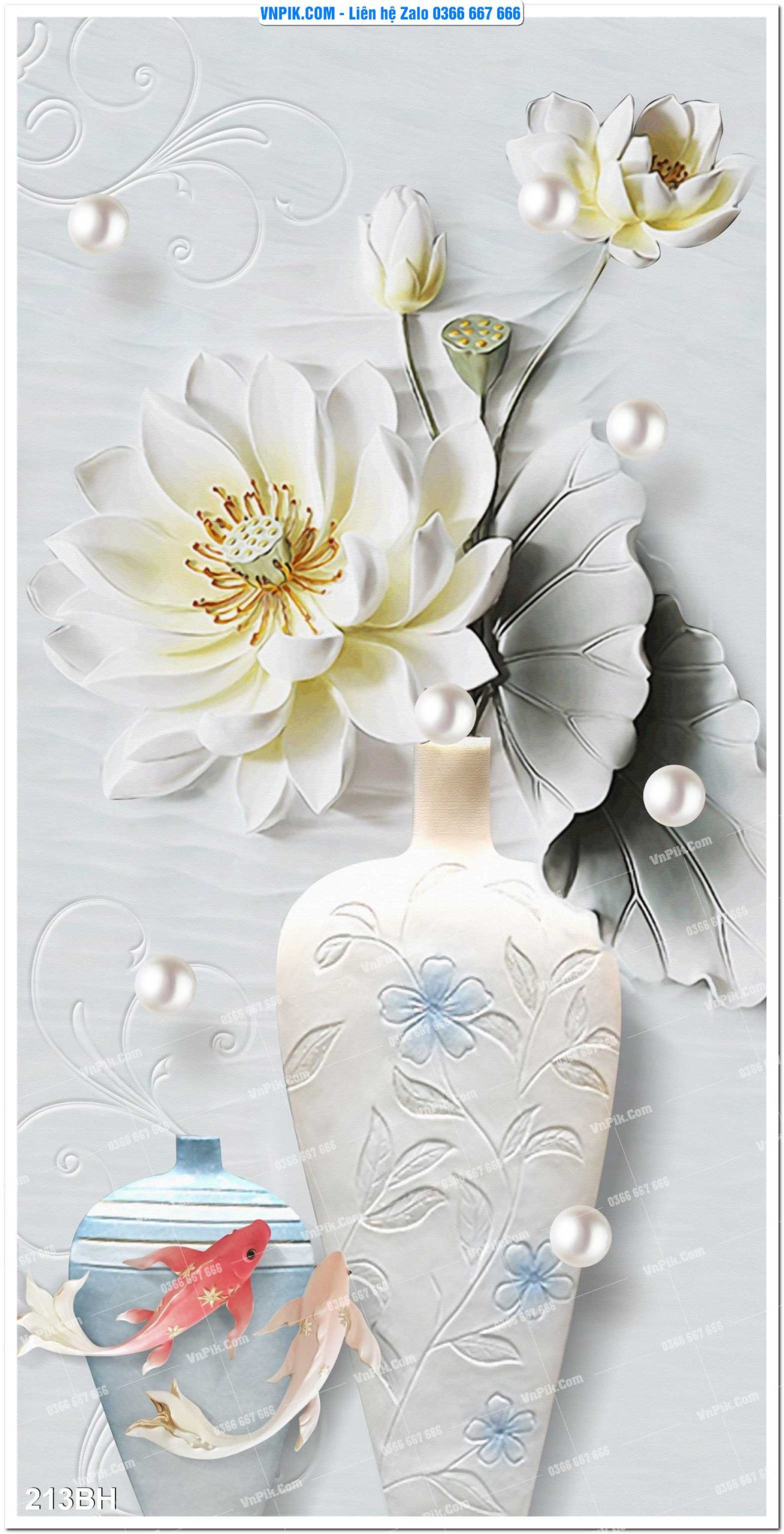 Tranh bình hoa nghệ thuật 213BH