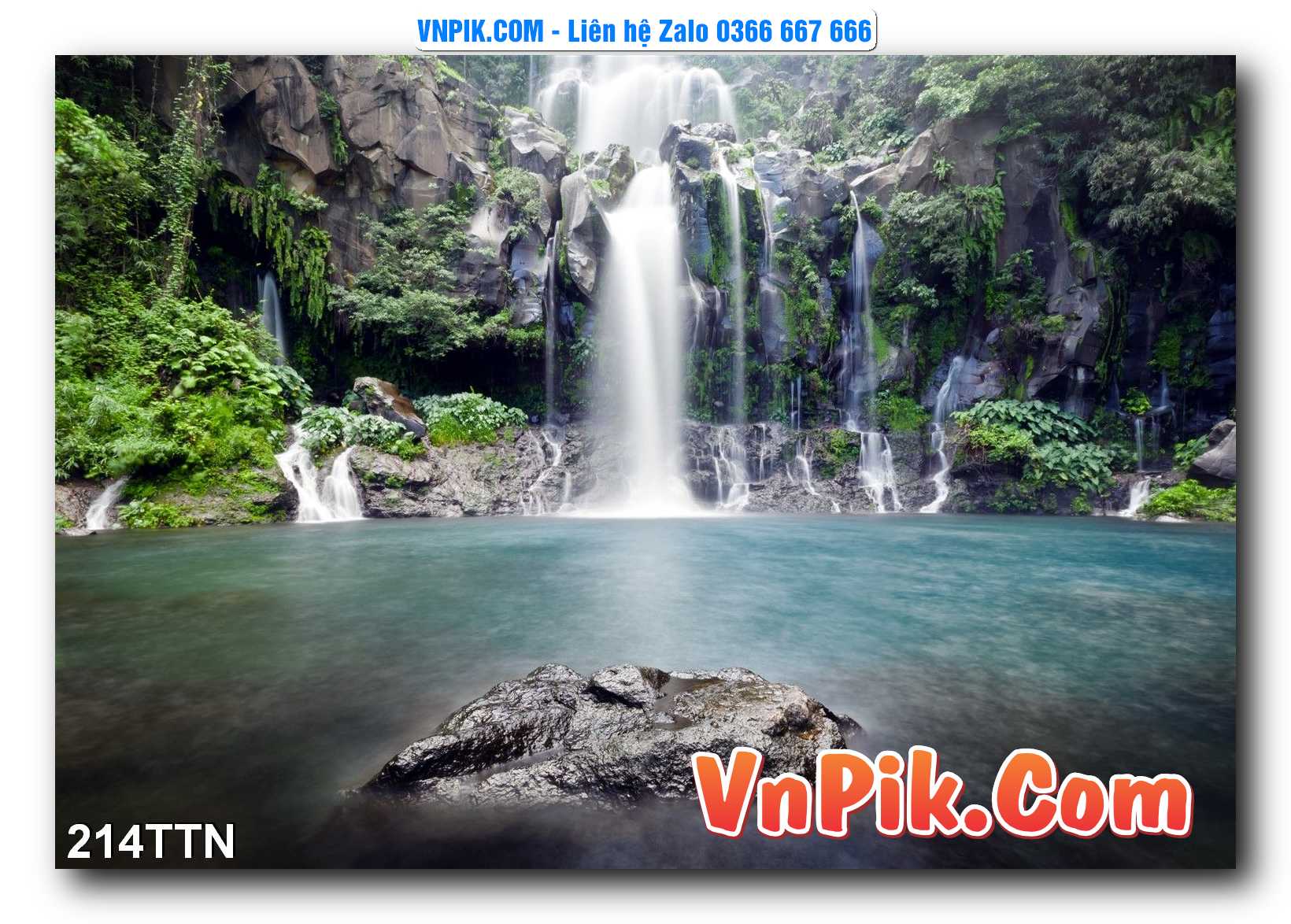 Tranh thác nước – Tranh phong thủy – Tranh treo tường mã 214TTN