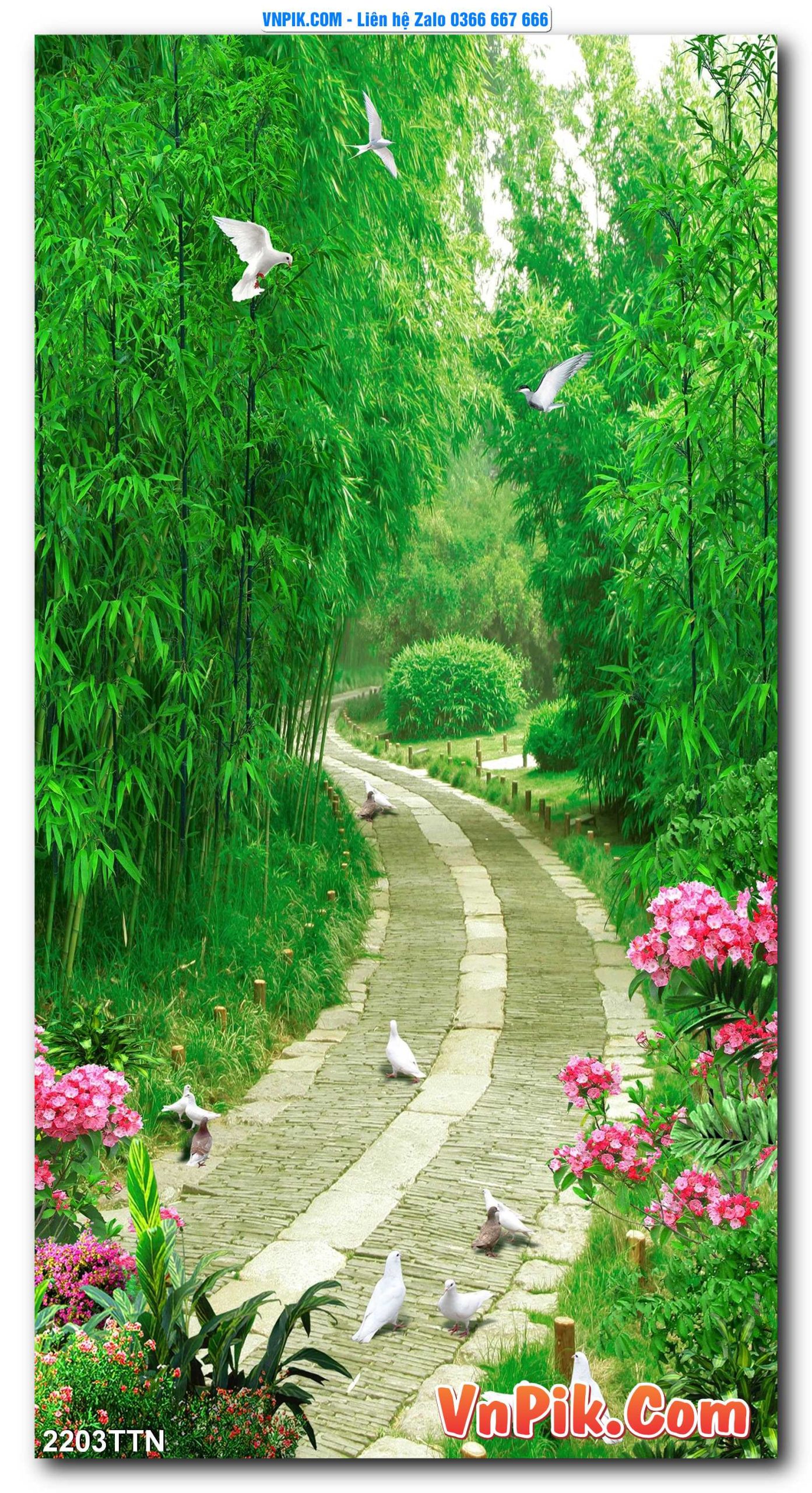 Tranh thác nước – Tranh phong thủy – Tranh treo tường mã 2203TTN
