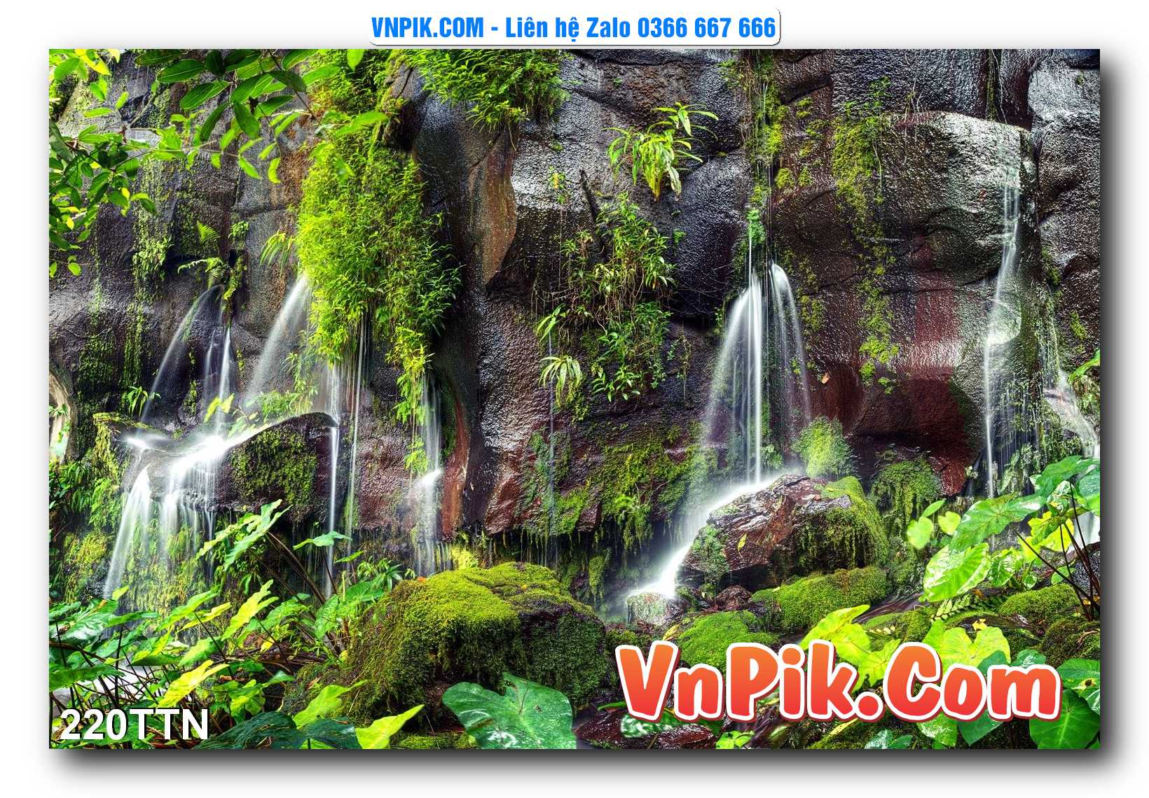 Tranh thác nước – Tranh phong thủy – Tranh treo tường mã 220TTN