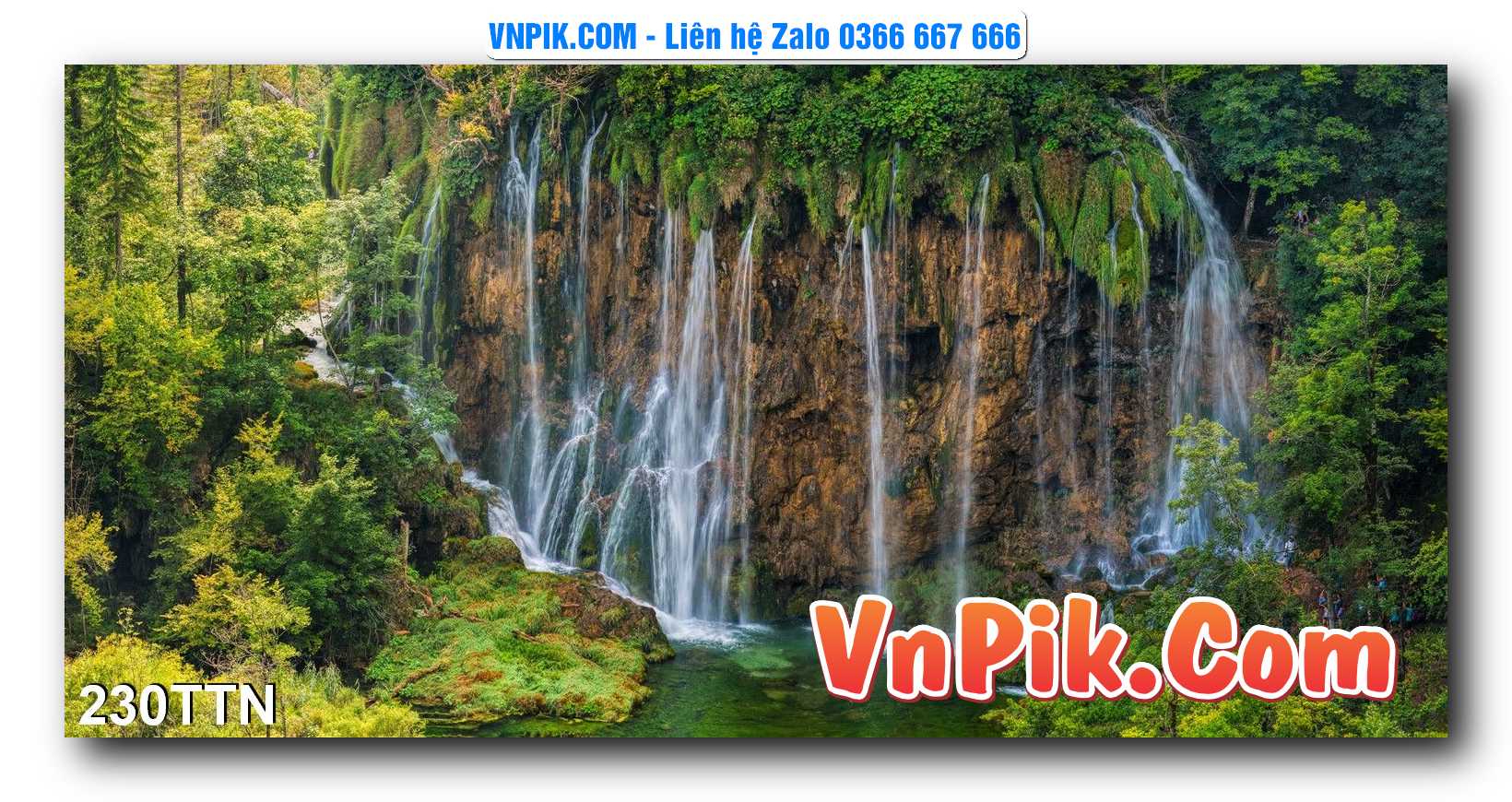 Tranh thác nước – Tranh phong thủy – Tranh treo tường mã 230TTN