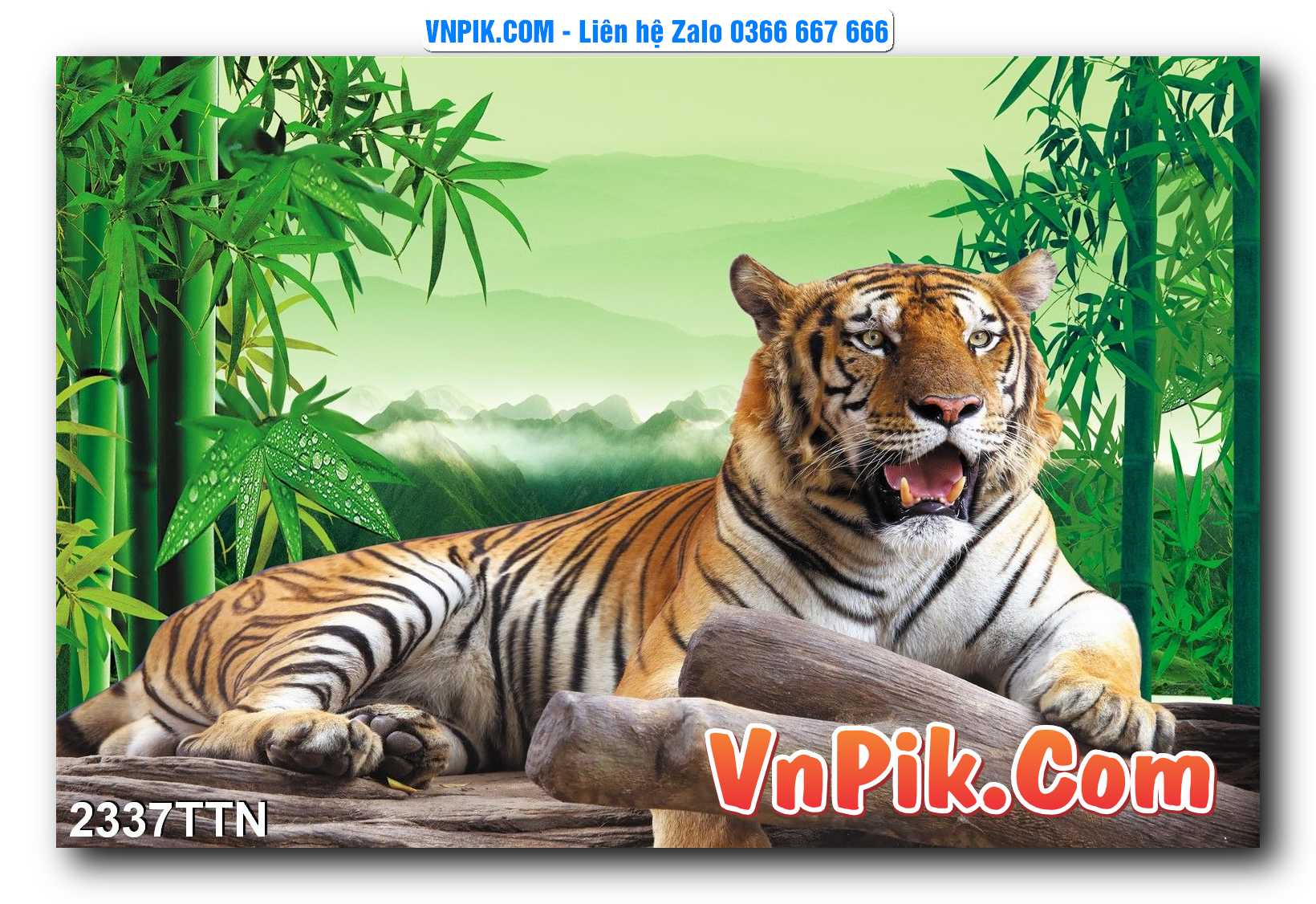 Tranh thác nước – Tranh phong thủy – Tranh treo tường mã 2337TTN