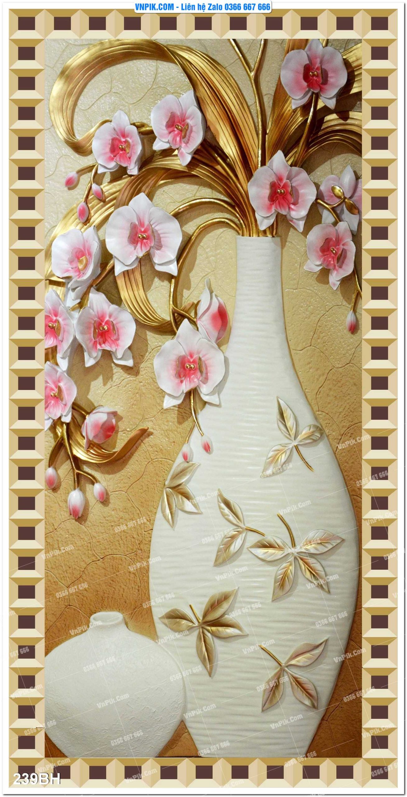 Tranh bình hoa nghệ thuật 239BH